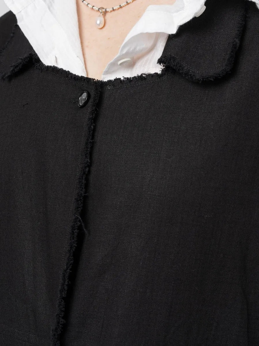 LINEN COAT - by DEVA KANYA