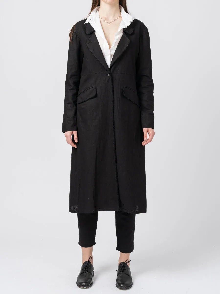 LINEN COAT - by DEVA KANYA