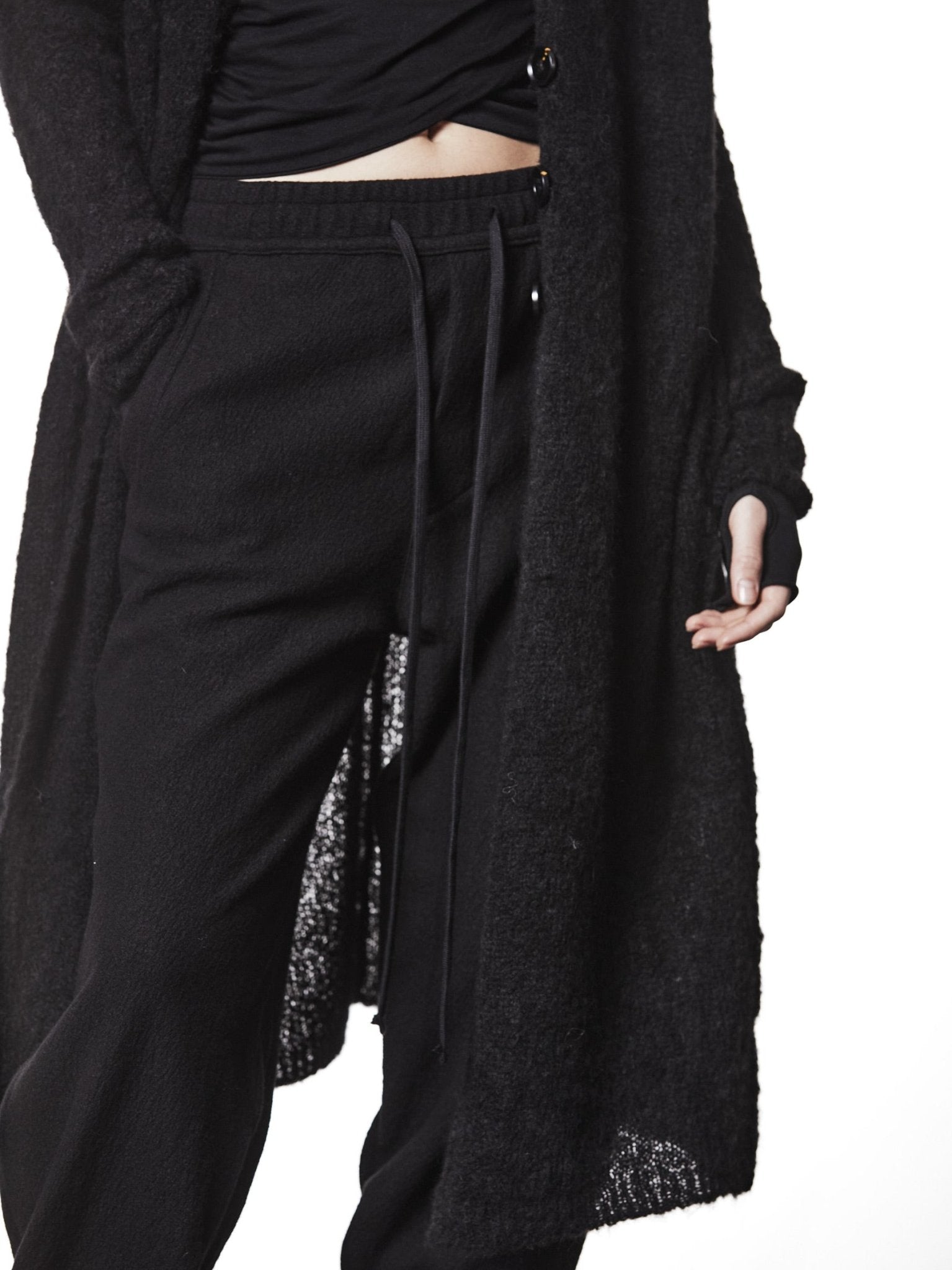 Long Alpaca Cardigan - by THOM KROM