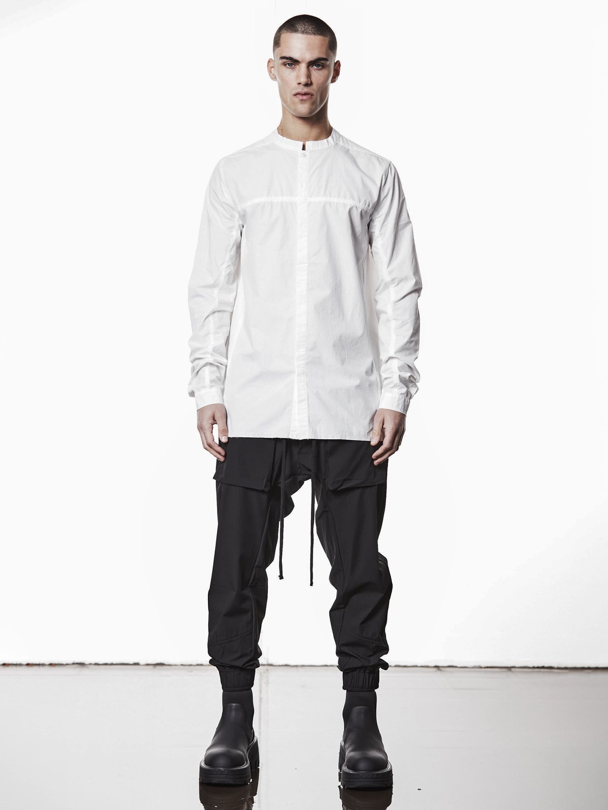 Long Cotton Shirt - by THOM KROM