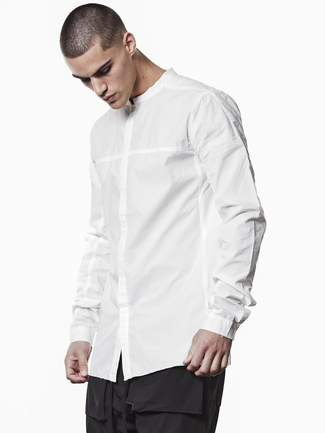 Long Cotton Shirt - by THOM KROM