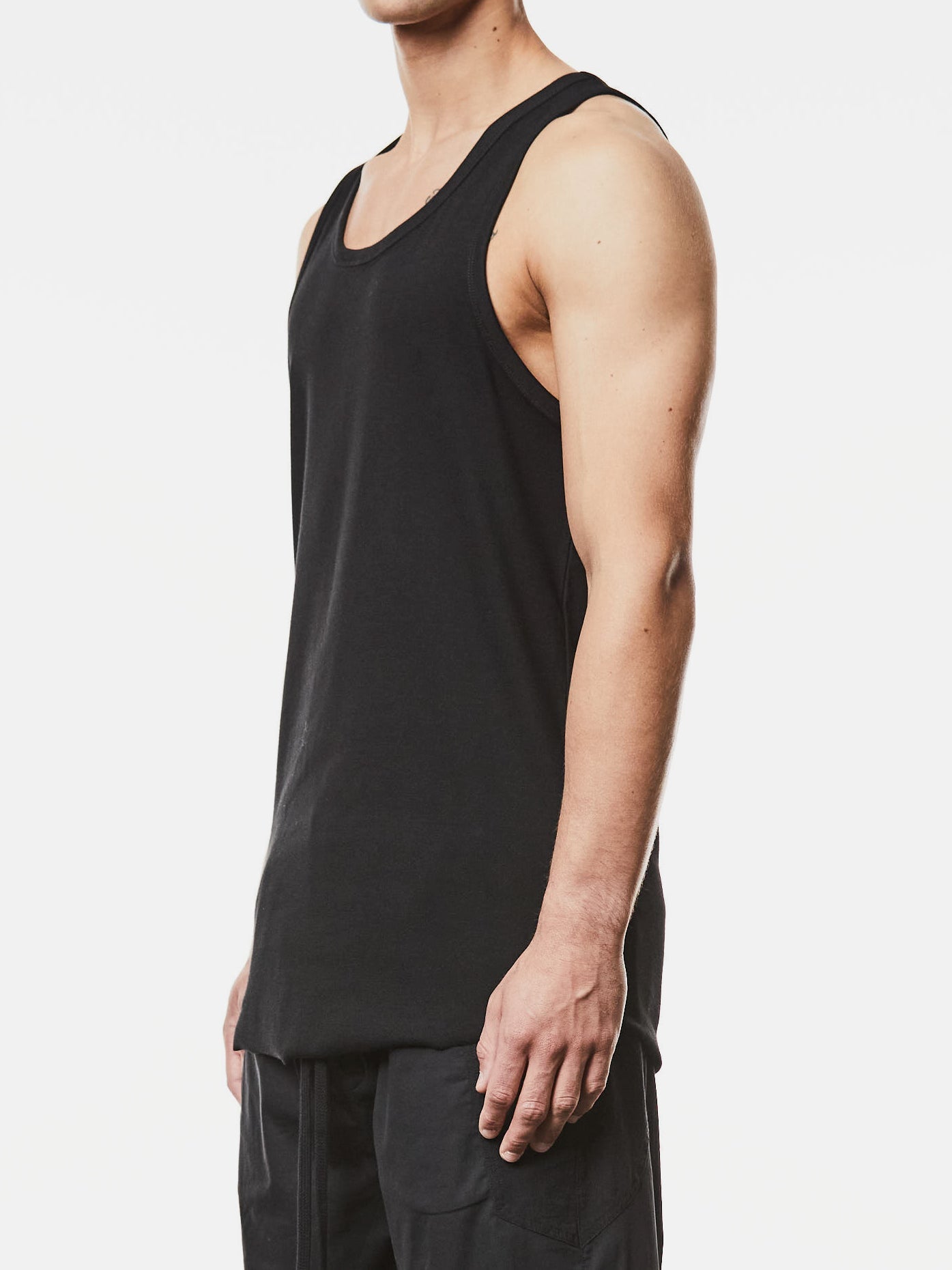 Long Slim Fit Tank Top - by THOM KROM
