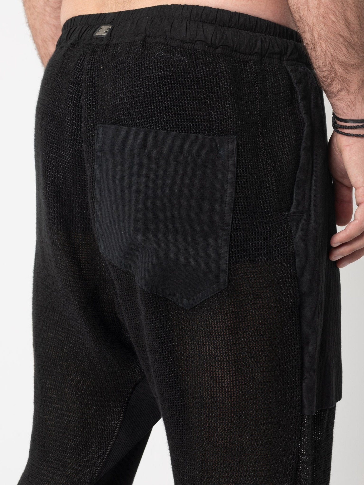 Mesh Drop - Crotch Pants - by ISAAC SELLAM
