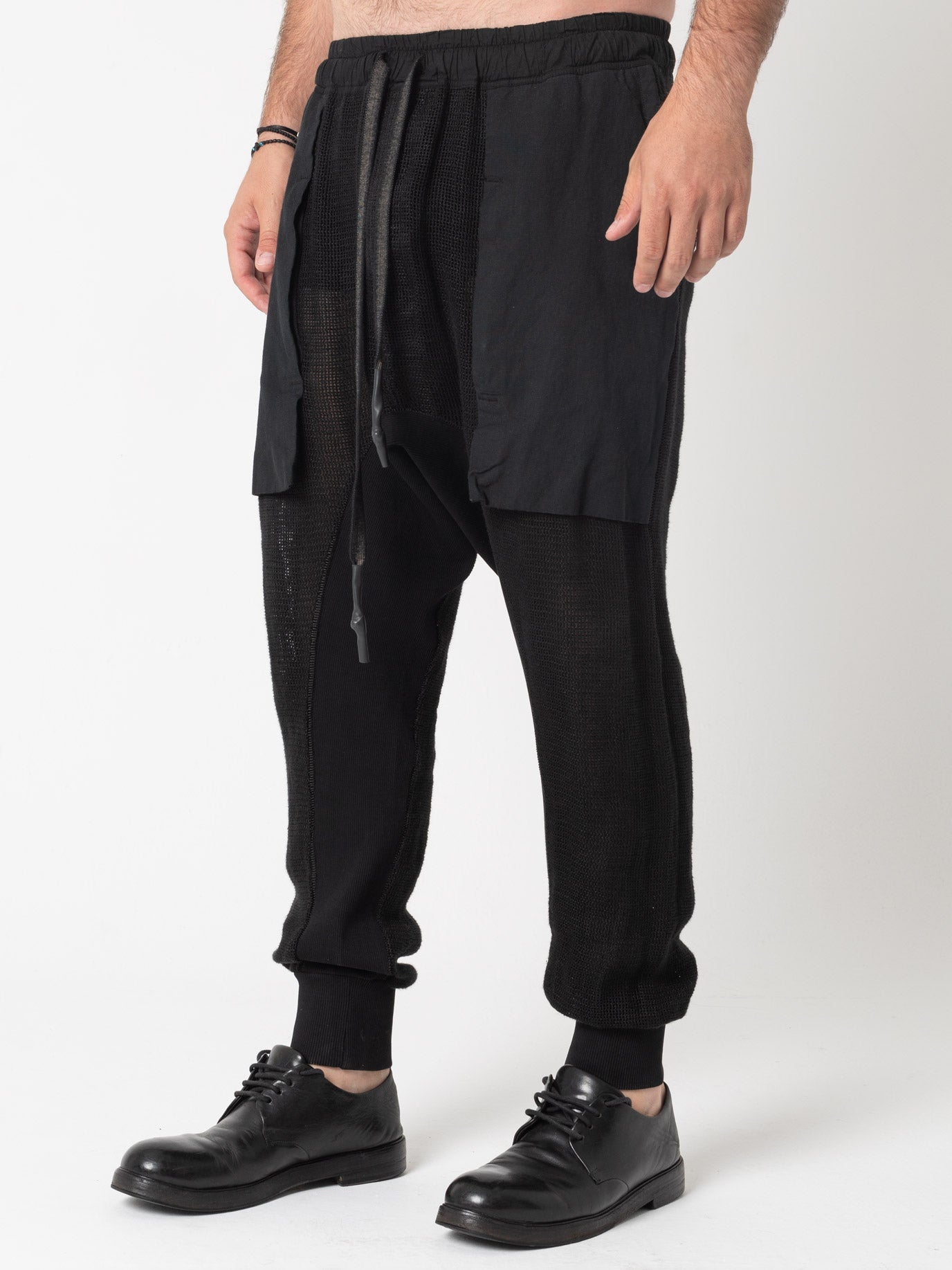 Mesh Drop - Crotch Pants - by ISAAC SELLAM