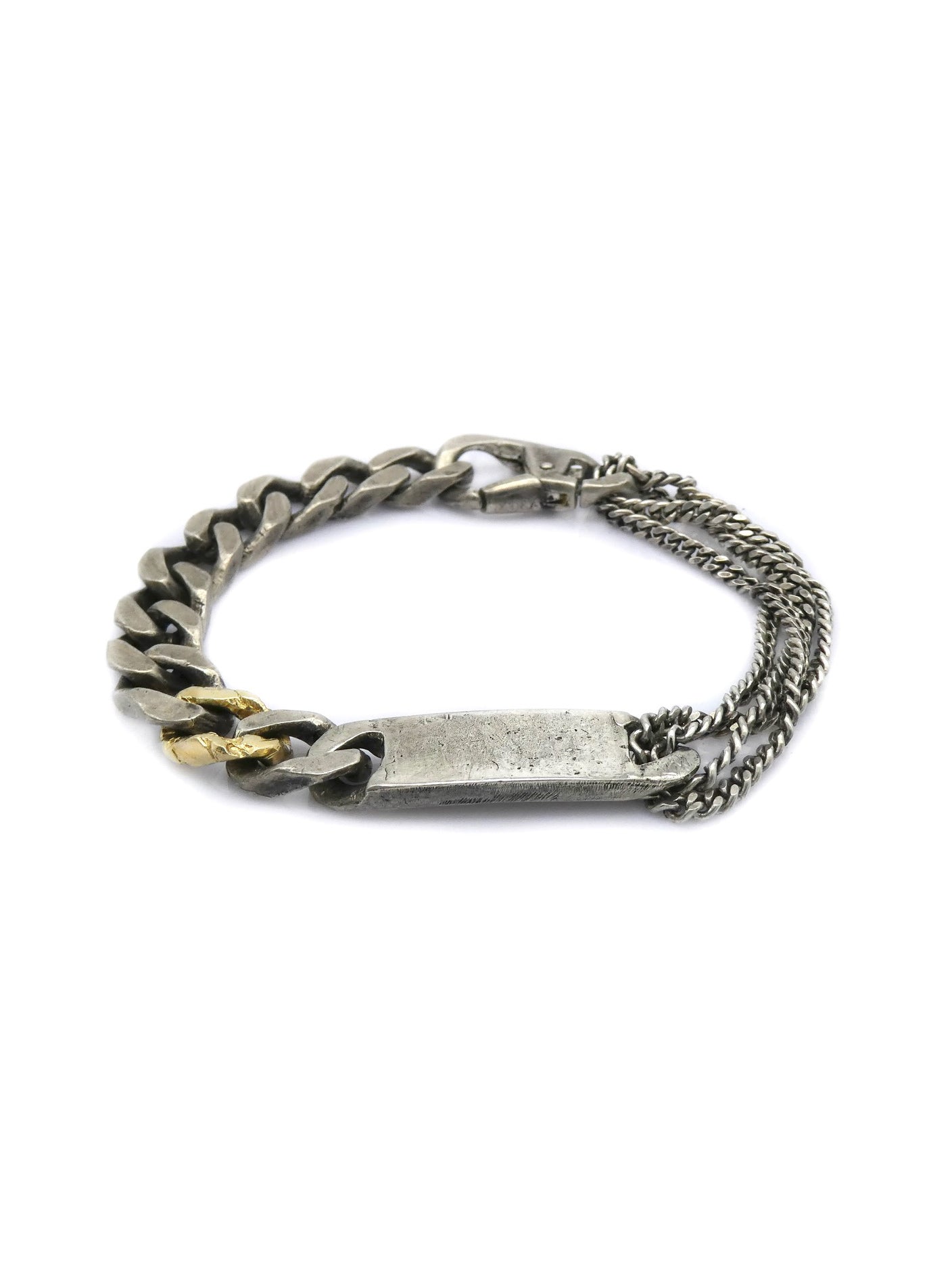 Mixed Bracelet with Gold Detail - by ENRI MARS