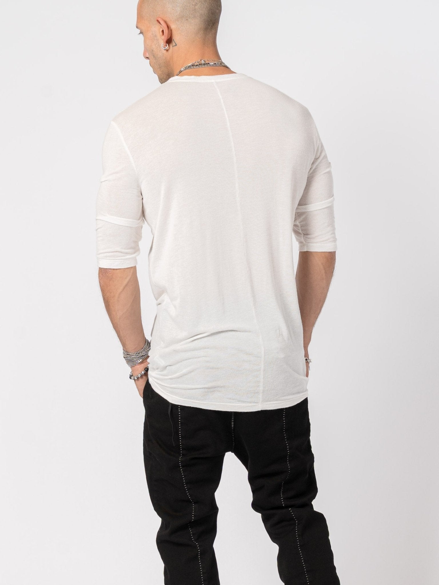 Modal Cashmere Blend Tee - by MD75