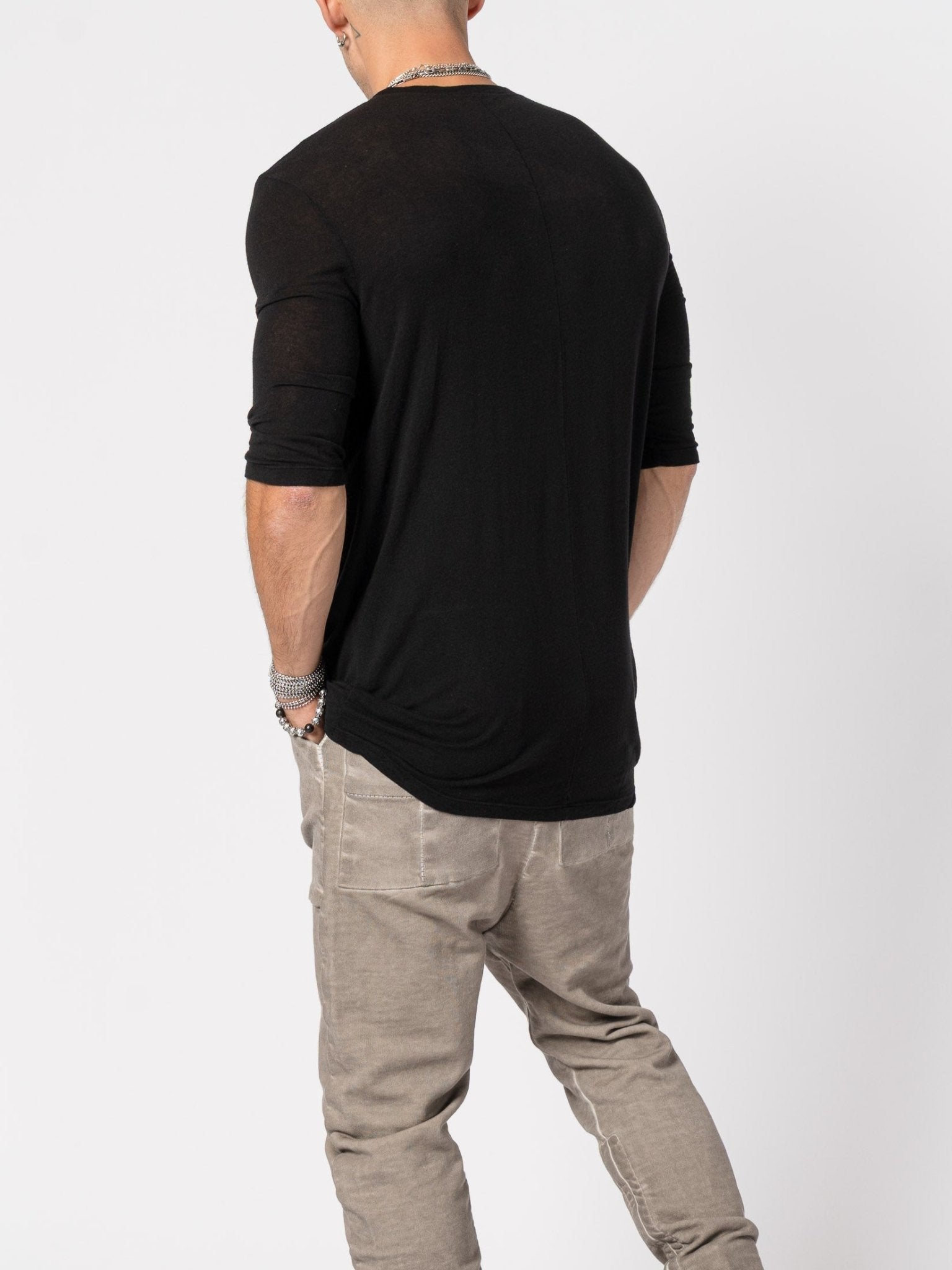 Modal Cashmere Blend Tee - by MD75