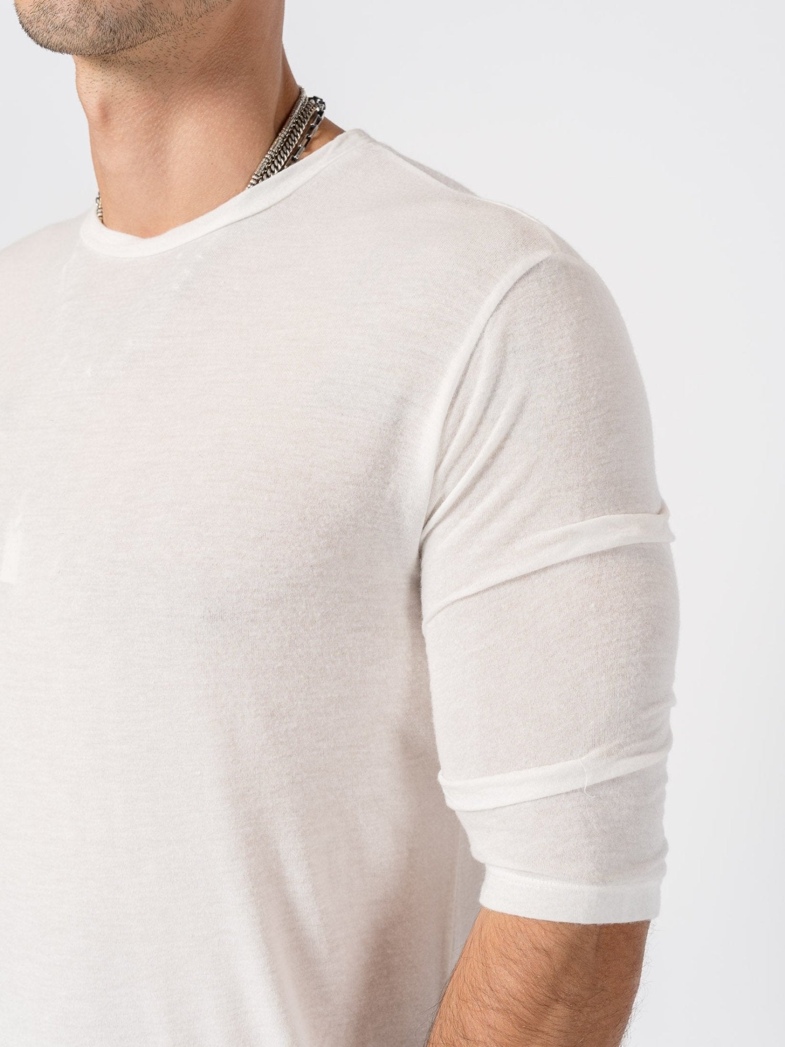 Modal Cashmere Blend Tee - by MD75
