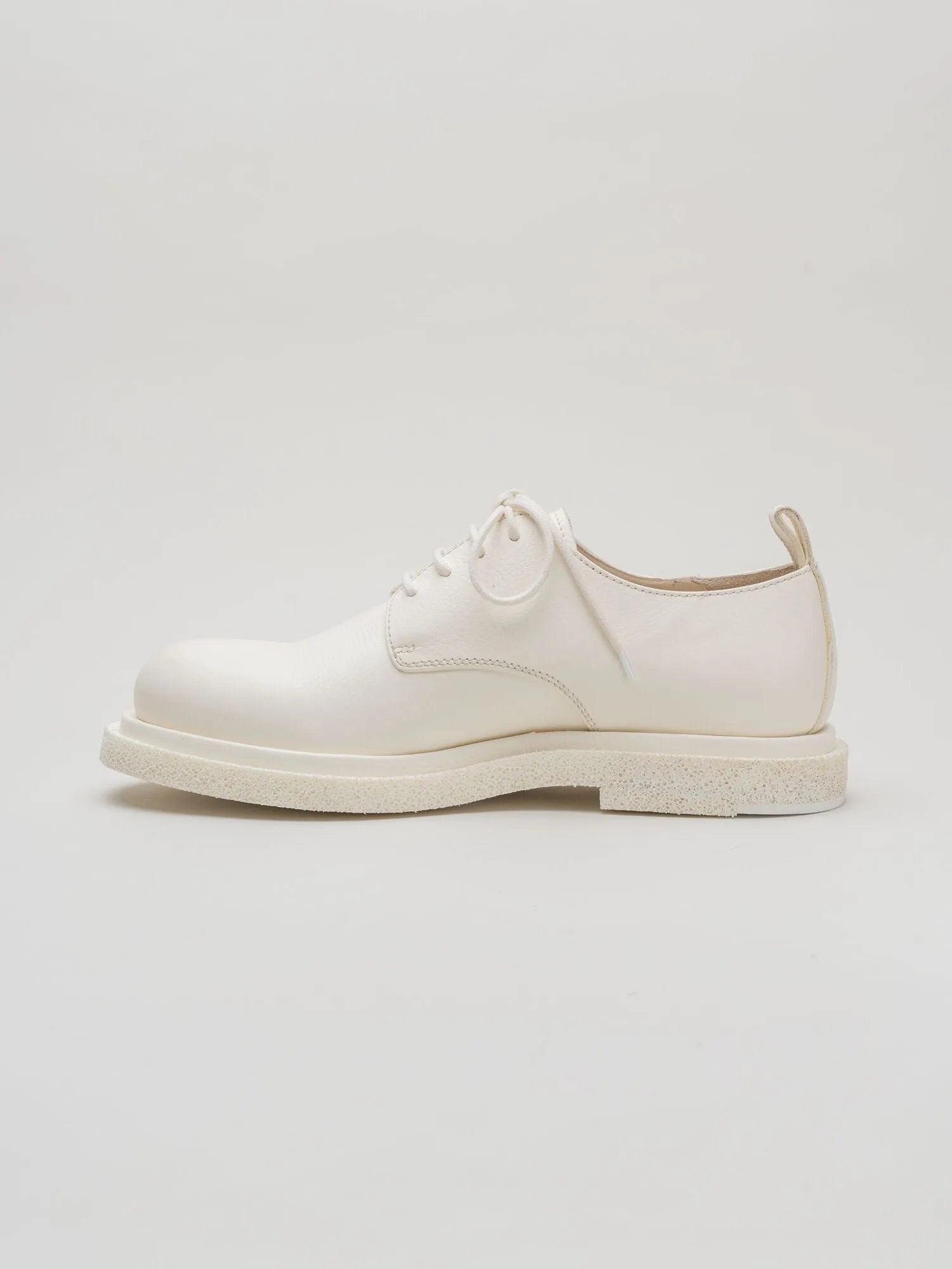 Officine Creative Tonal Derby Leather Lace - up Milk - by OFFICINE CREATIVE