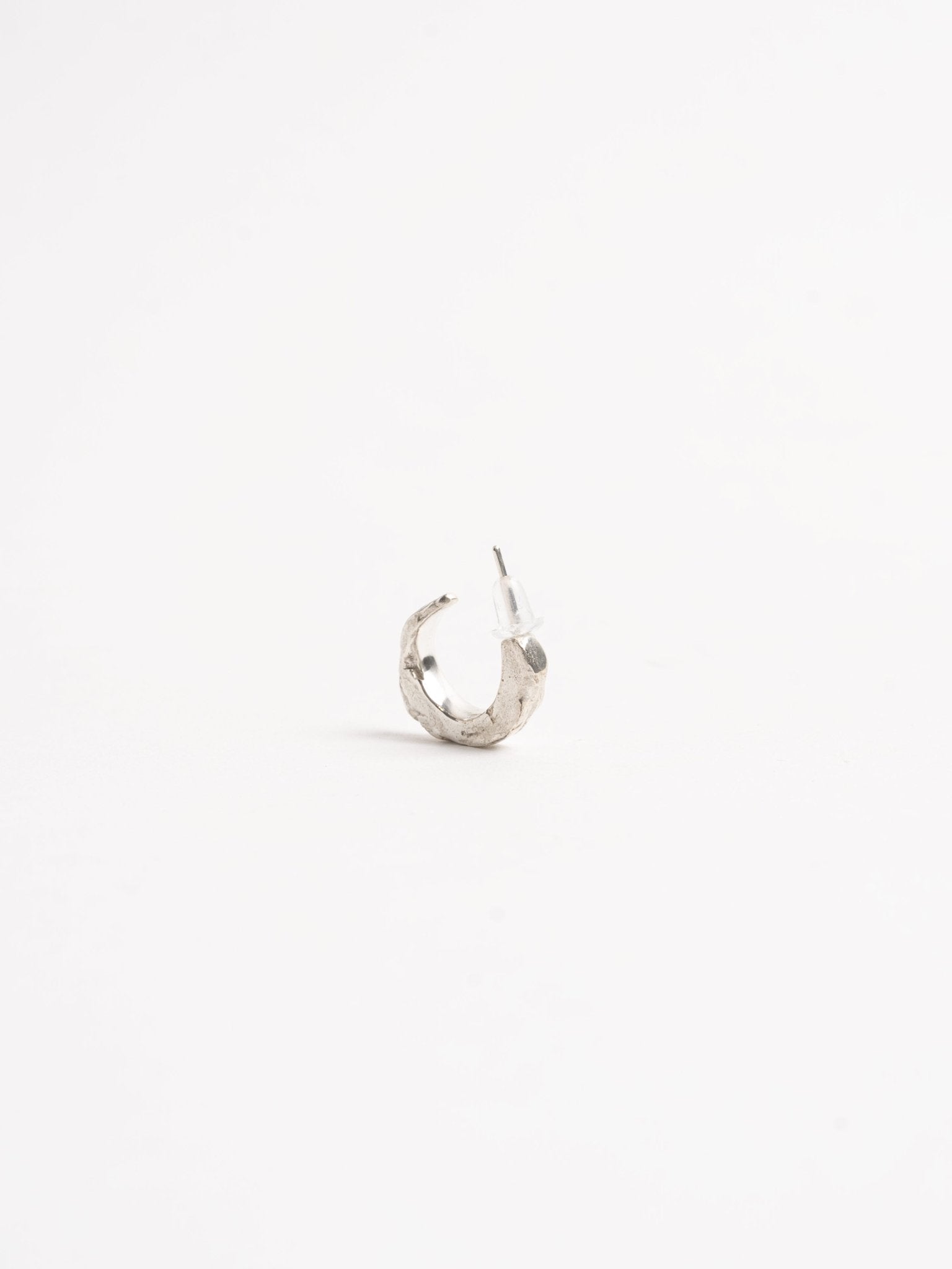 Organic Textured Hoop Earring - by MAYA NOACH