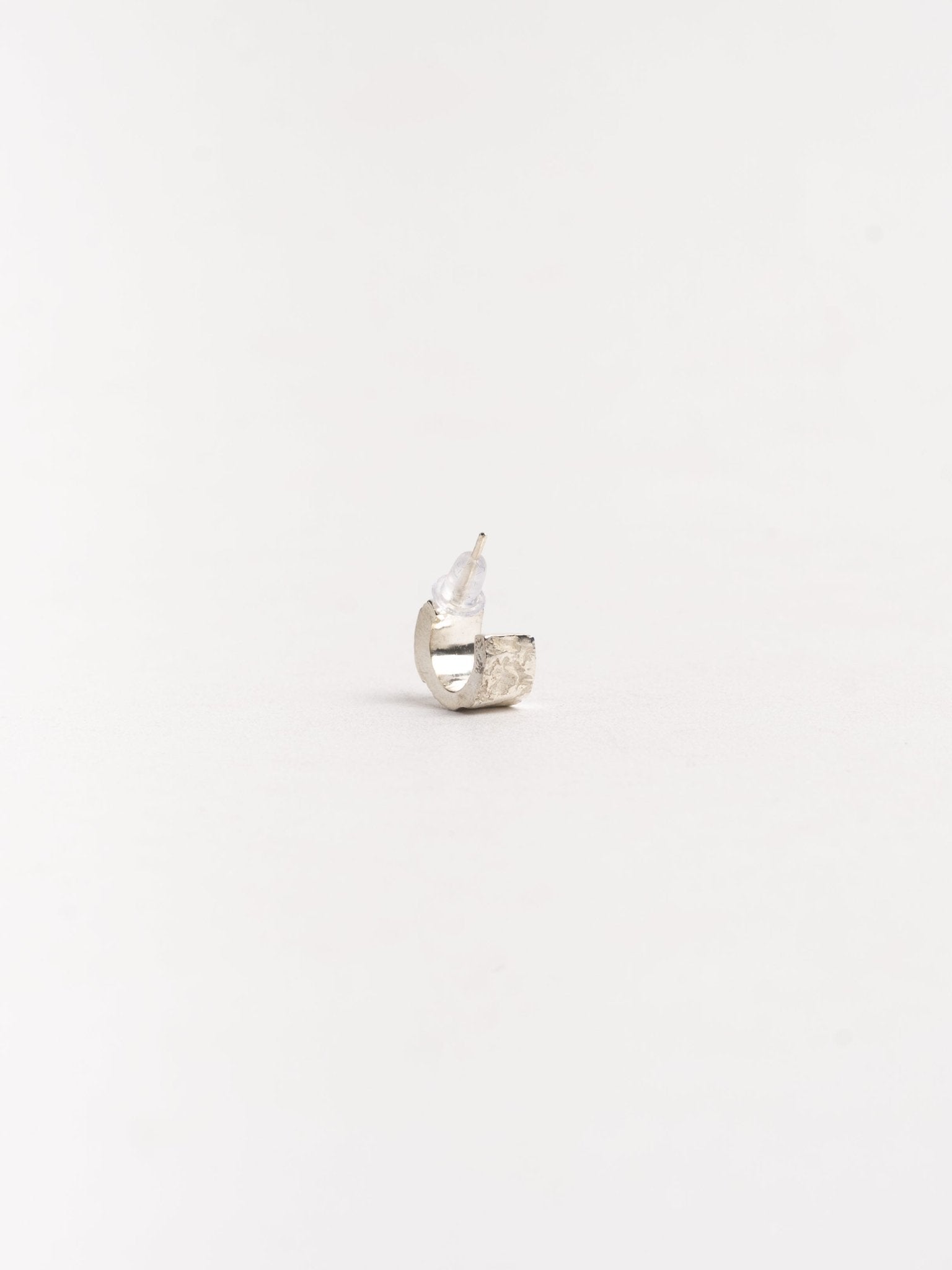 Organic Textured Hoop Earring - by MAYA NOACH