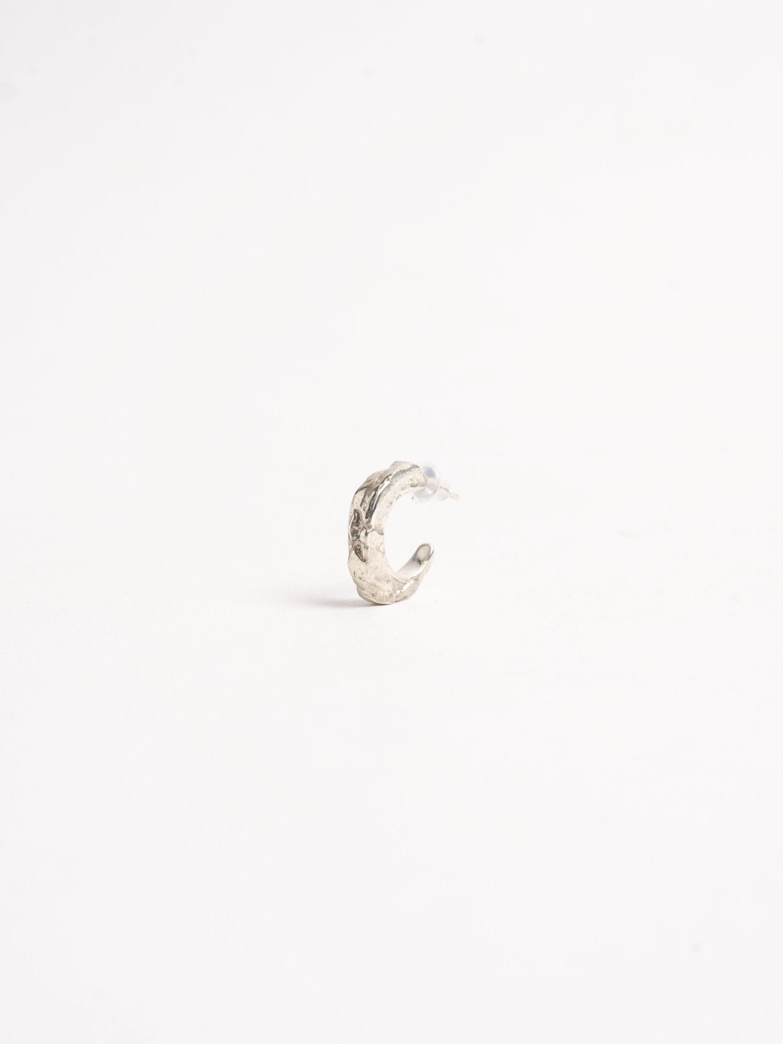 Organic Textured Hoop Earring - by MAYA NOACH