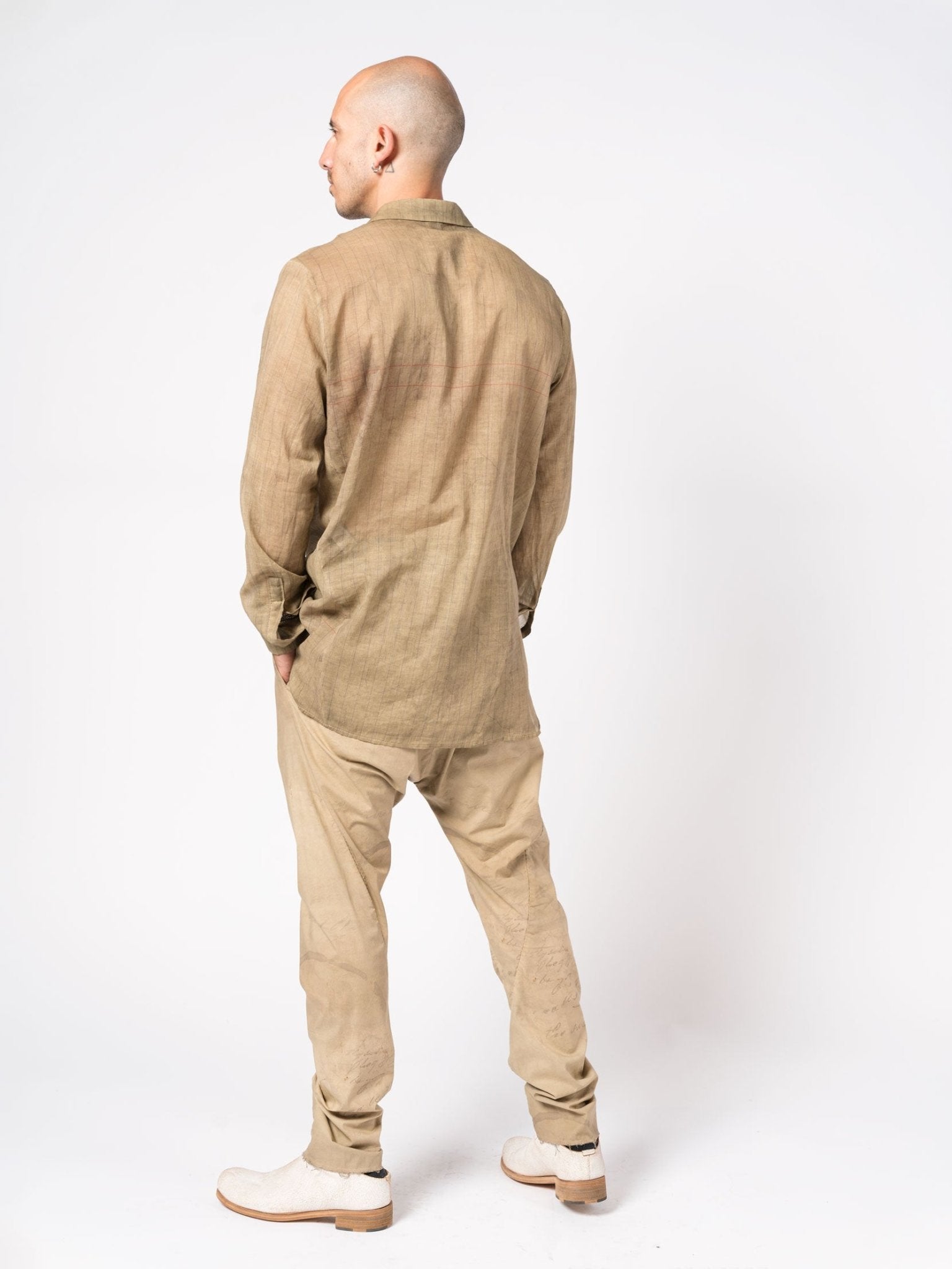 Overdyed Cotton Shirt - by MASNADA