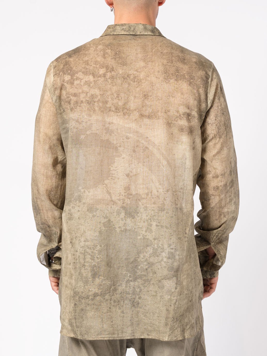 Overdyed Cotton Shirt - by MASNADA