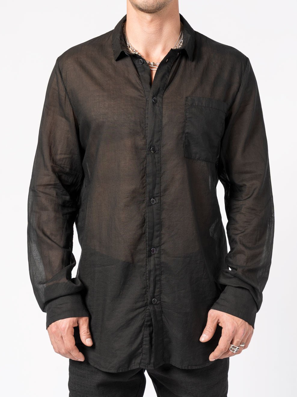 Overdyed Cotton Shirt - by MASNADA