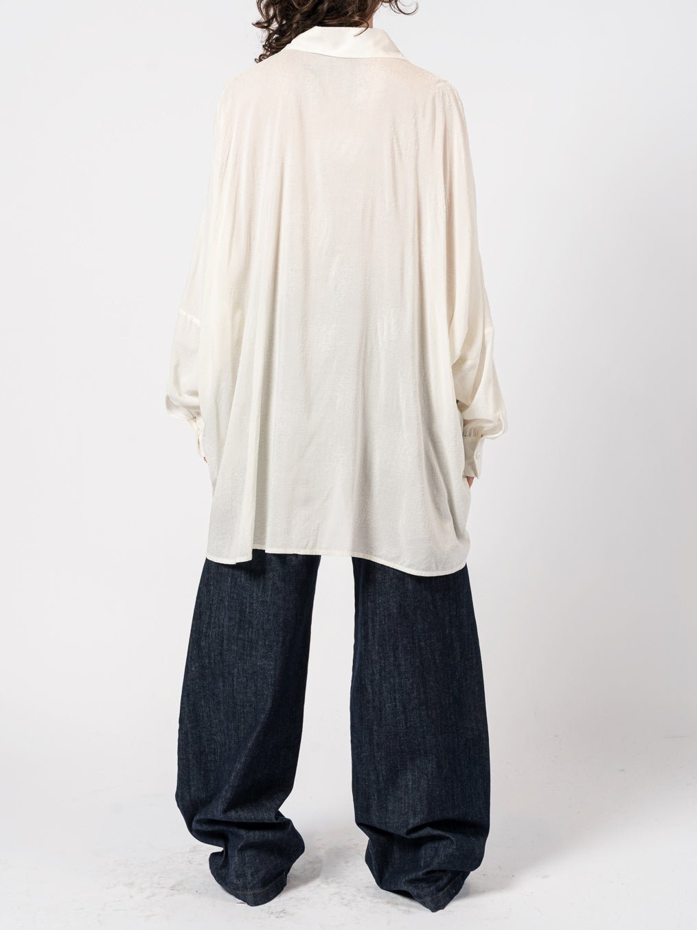 Oversized Textured Shirt - by NOSTRA SANTISSIMA