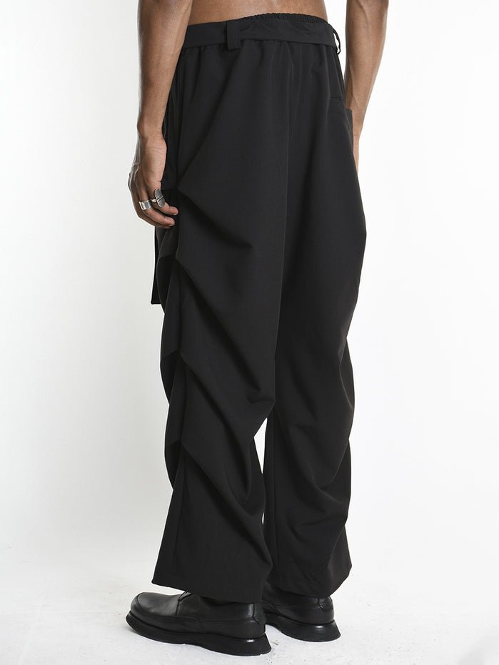 Oversized Trousers with Side Panels - by LA HAINE INSIDE US
