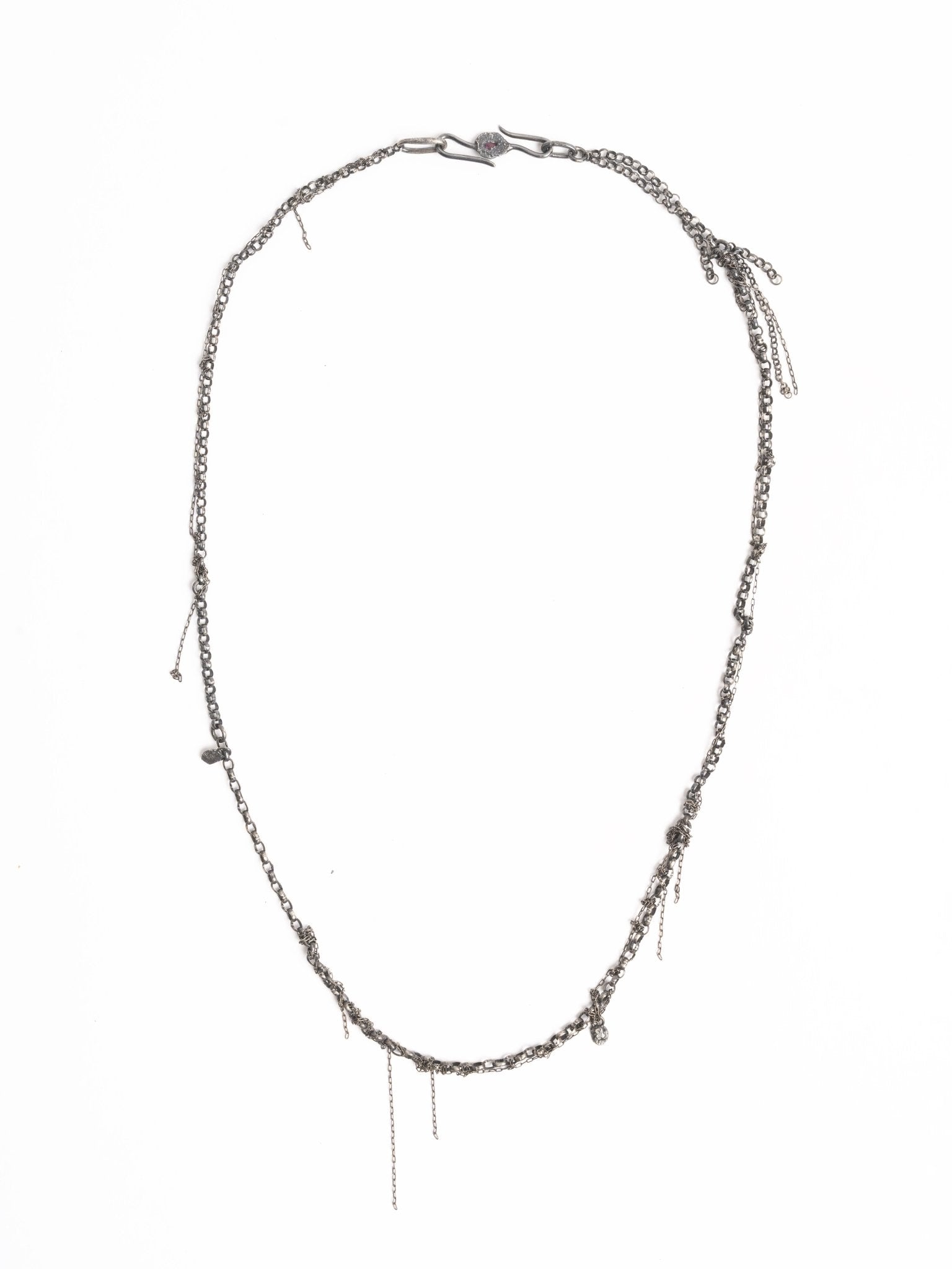 Oxidized Silver Chain Necklace - by MAYA NOACH