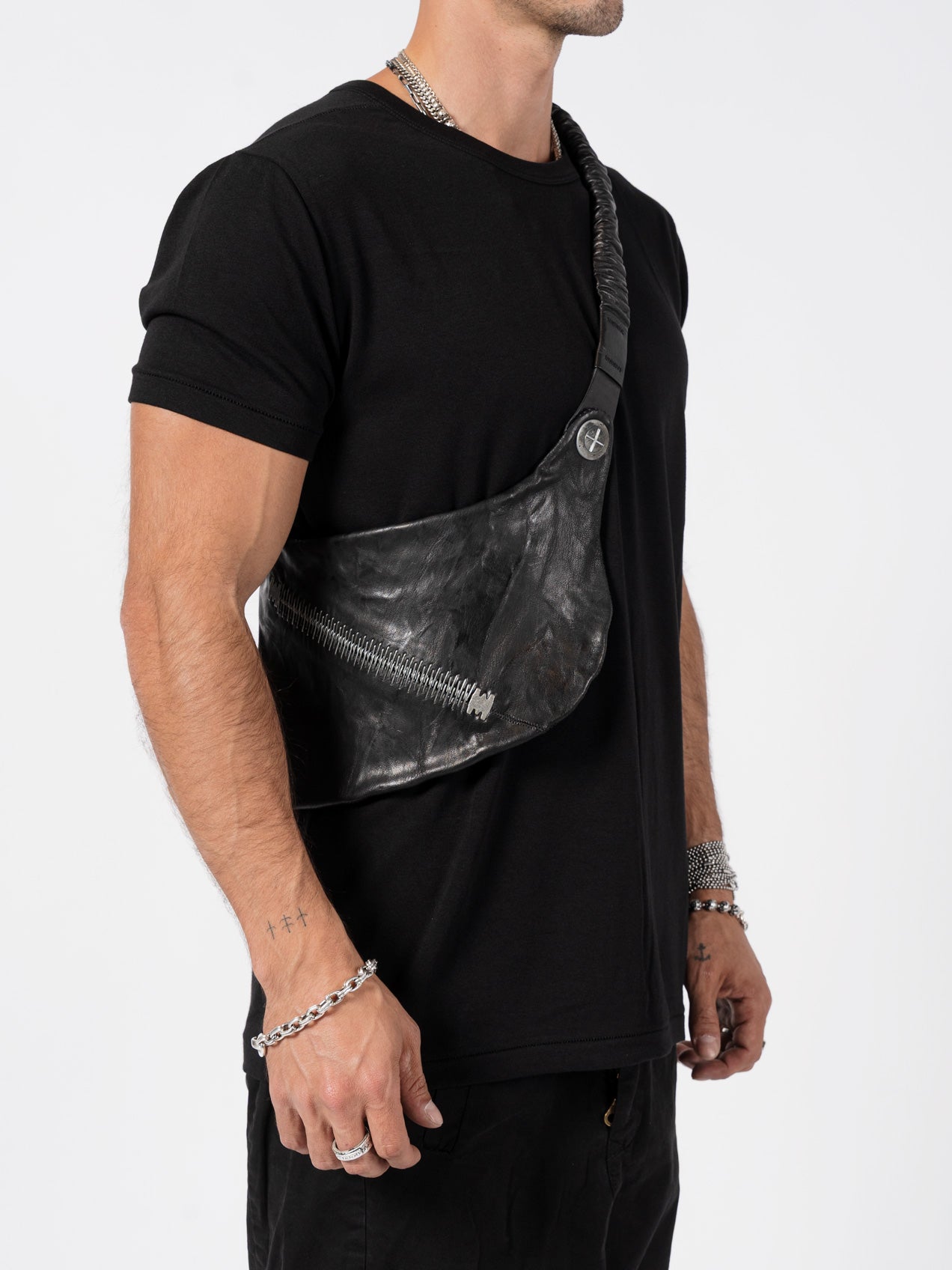 Passager Leather Pouch - by ISAAC SELLAM
