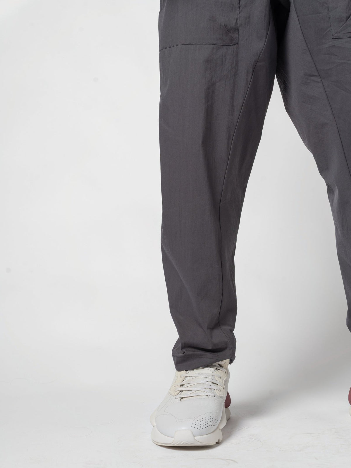 Pleated Drop-Crotch Pants - by AITO