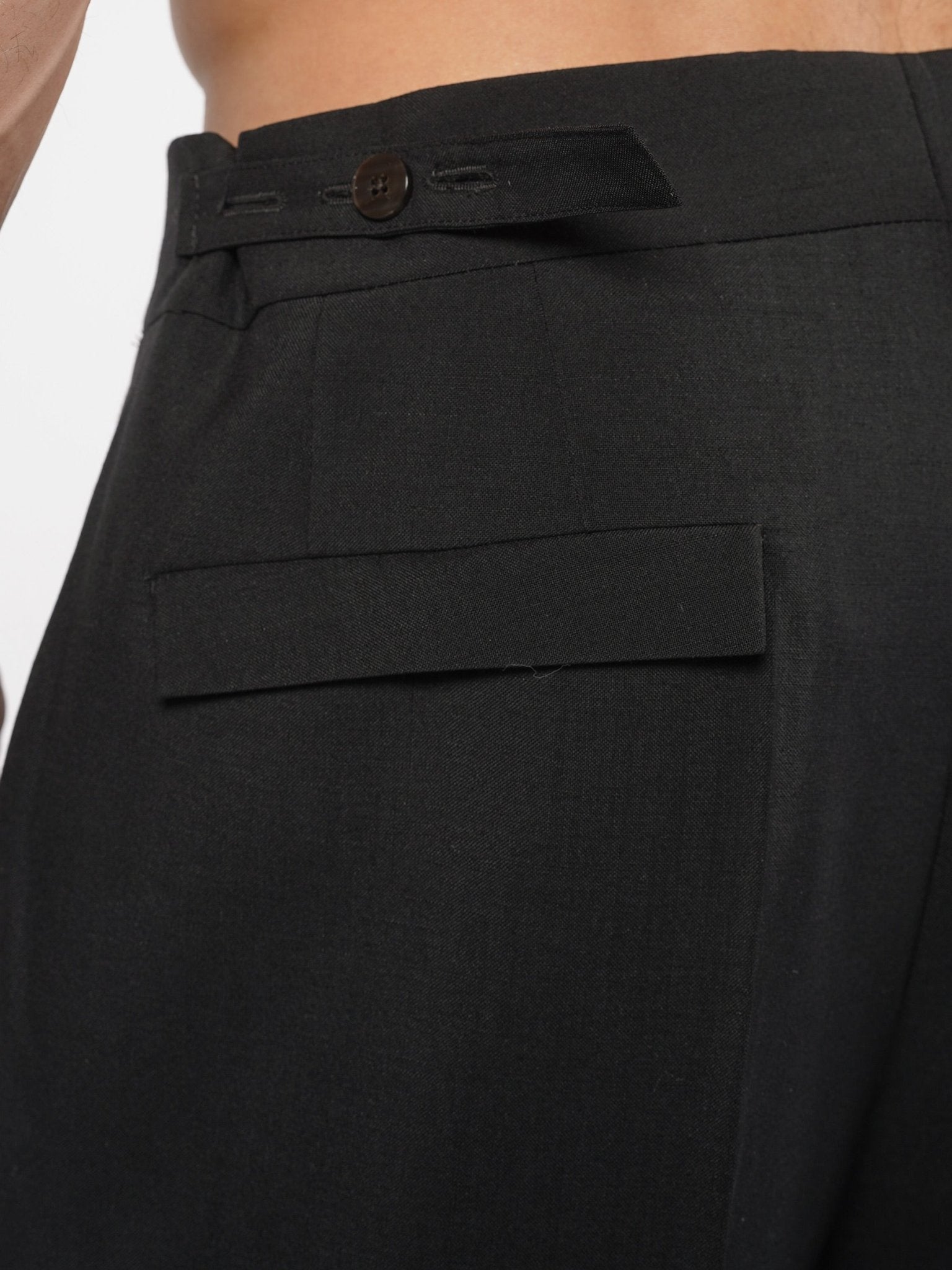 Pleated Wool - Mohair Trousers - by SAPIO