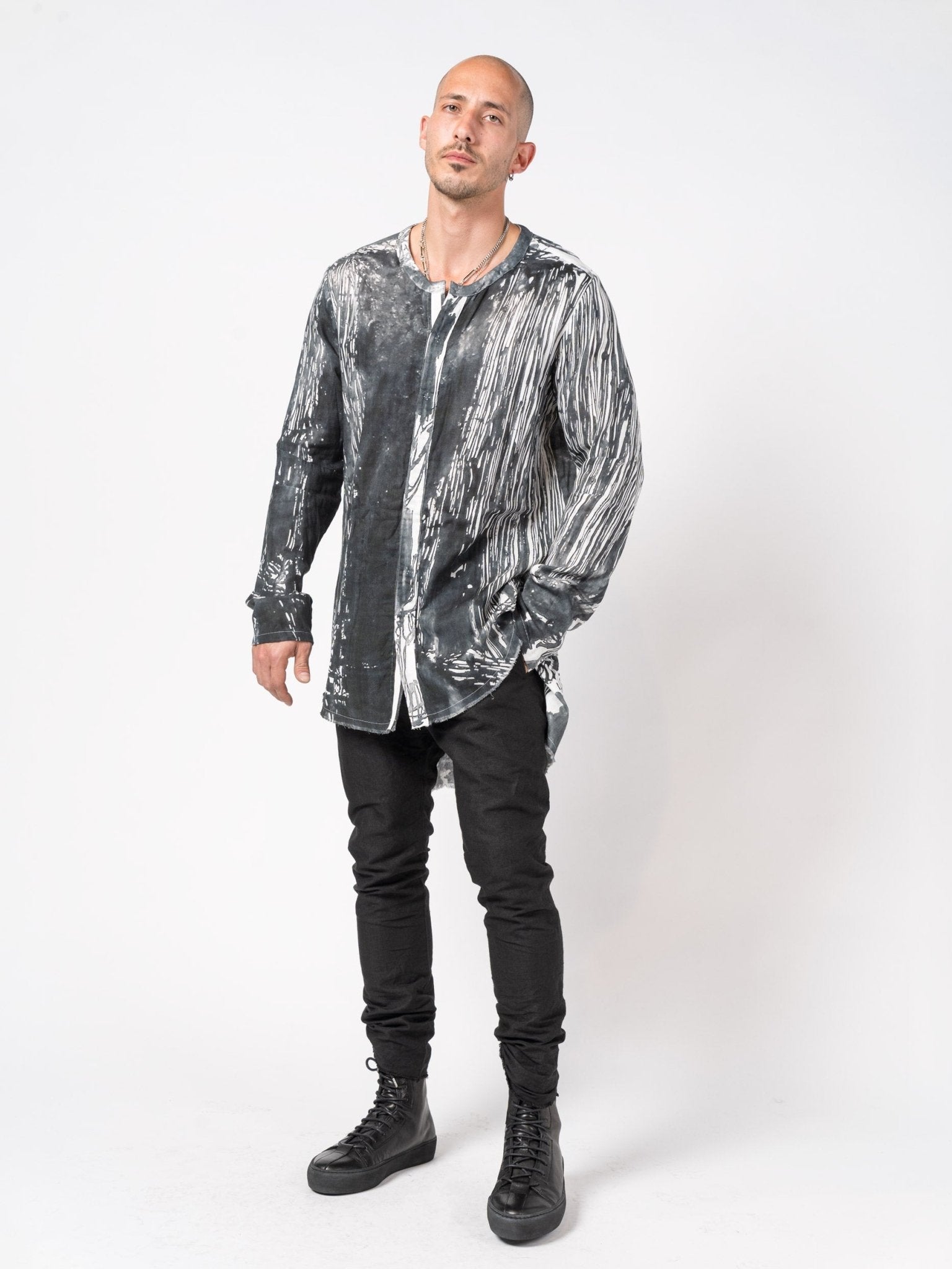 Printed Long Shirt - by NUDE: MM