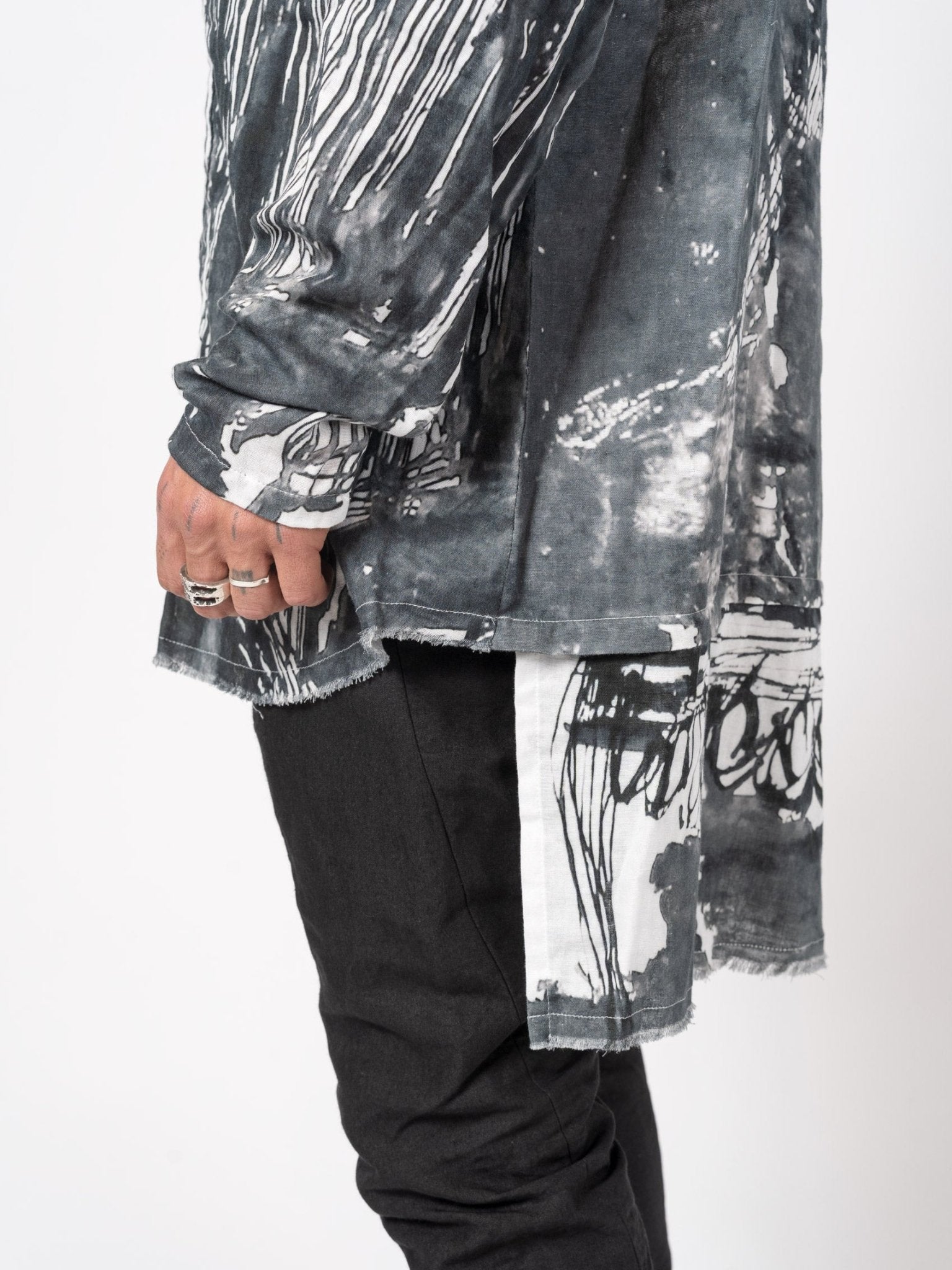 Printed Long Shirt - by NUDE: MM