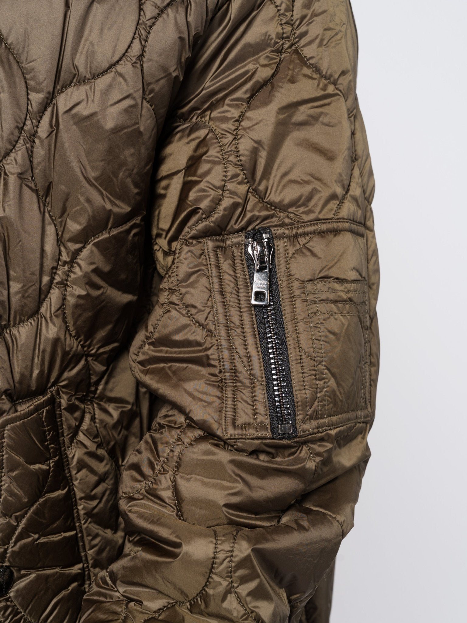 Quilted Nylon Bomber - by GIORGIO BRATO