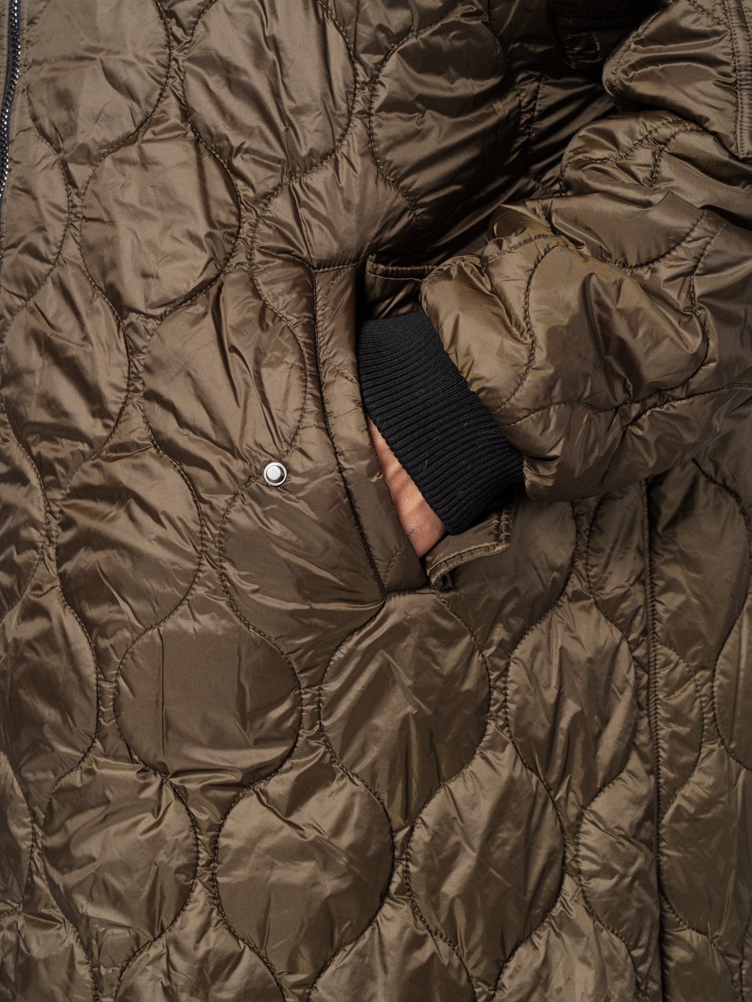 Quilted Nylon Bomber - by GIORGIO BRATO
