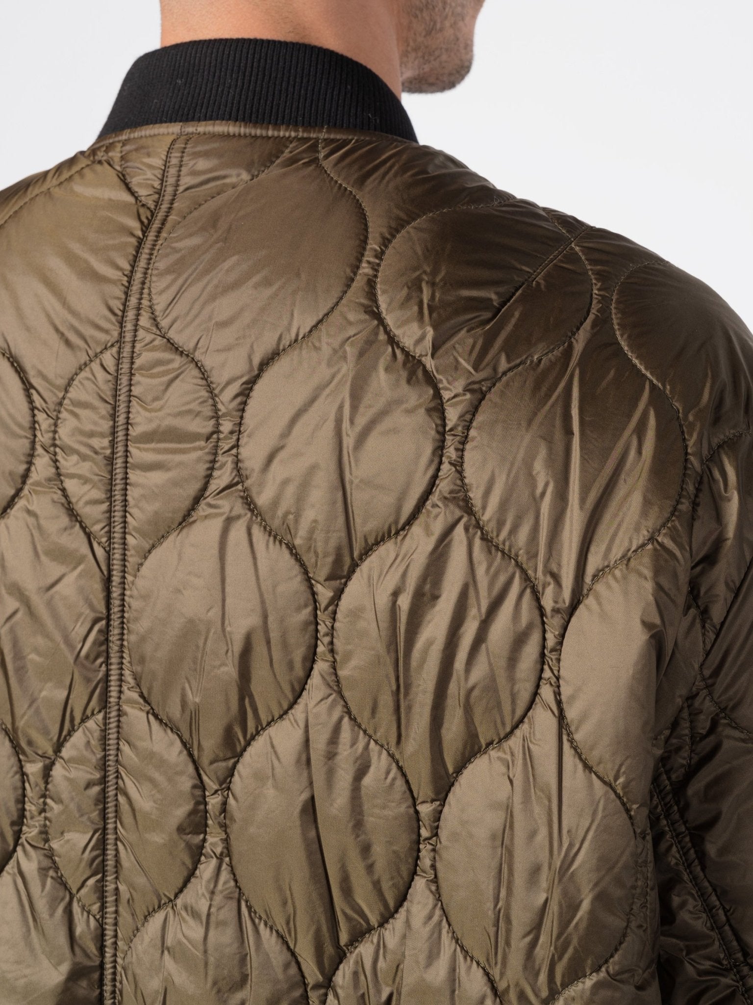 Quilted Nylon Bomber - by GIORGIO BRATO