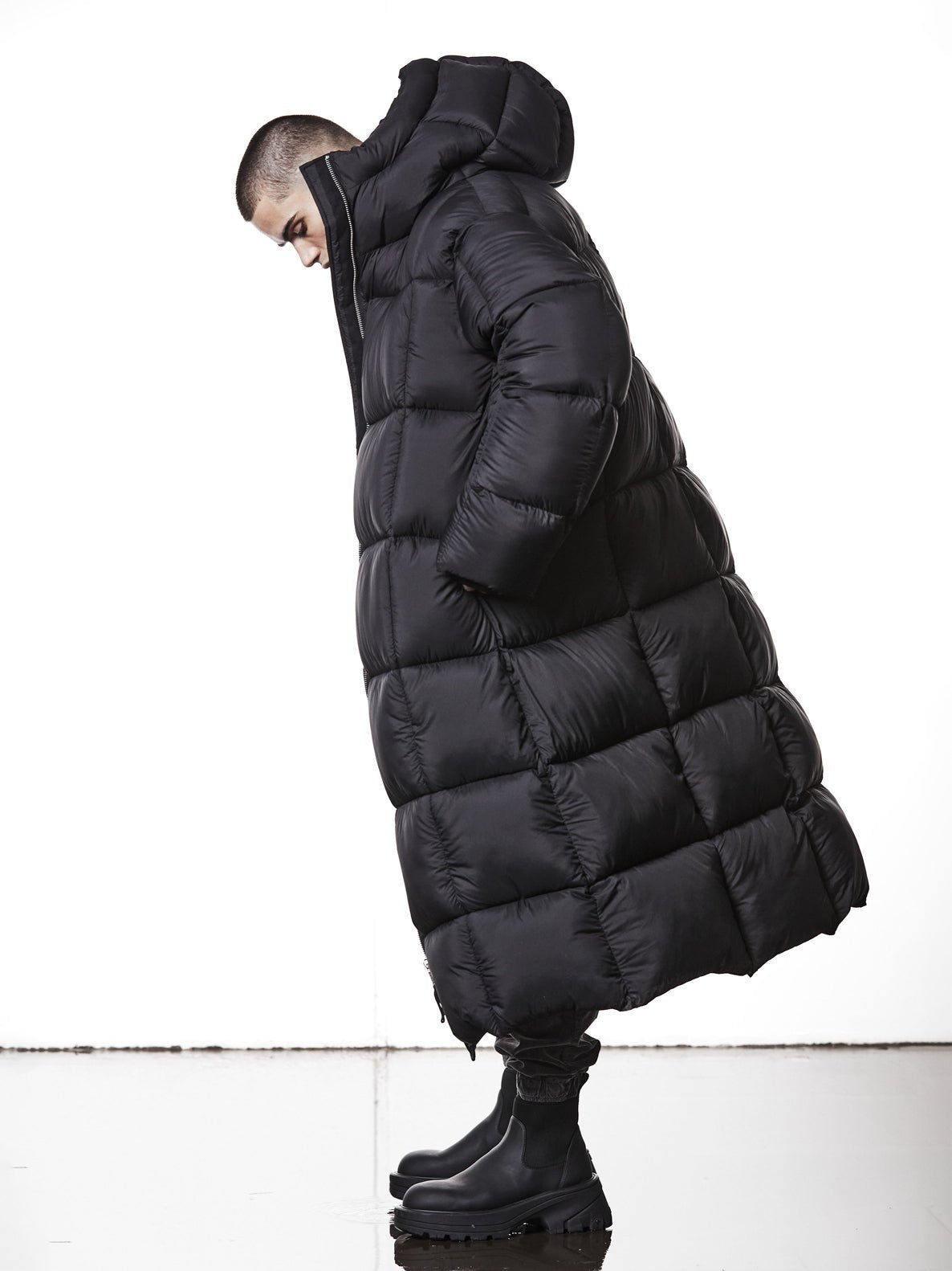 Quilted Nylon Puffer Jacket - by THOM KROM