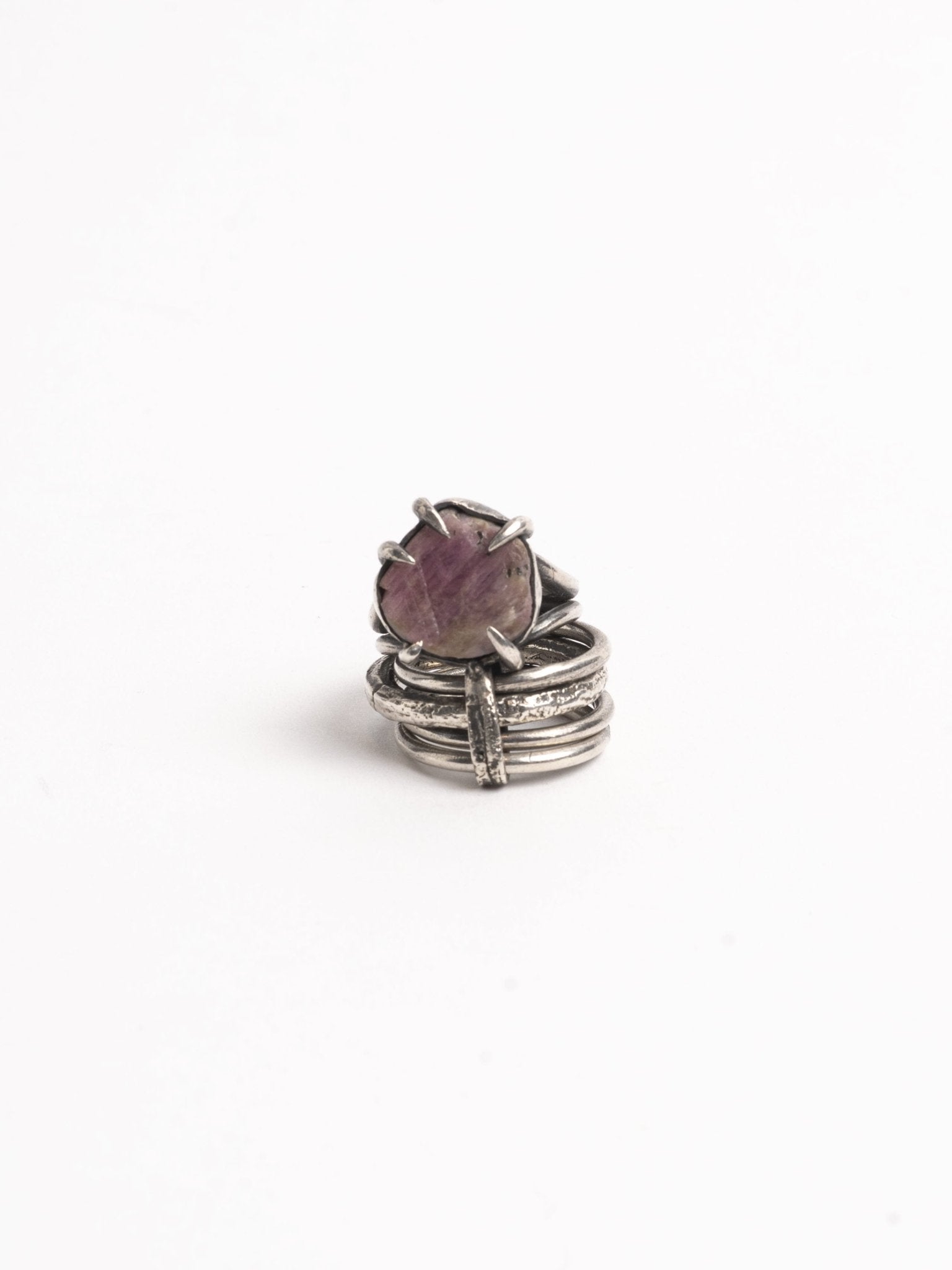 Raw Ruby Multi-Layered Ring - by MAYA NOACH