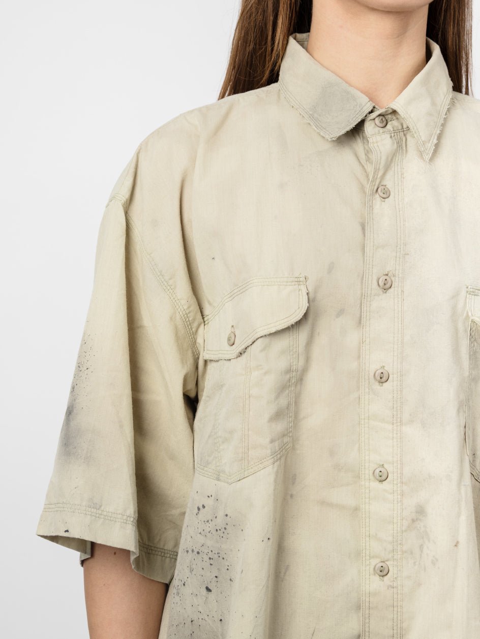 Reconstructed Utility Shirt - by OSHKO