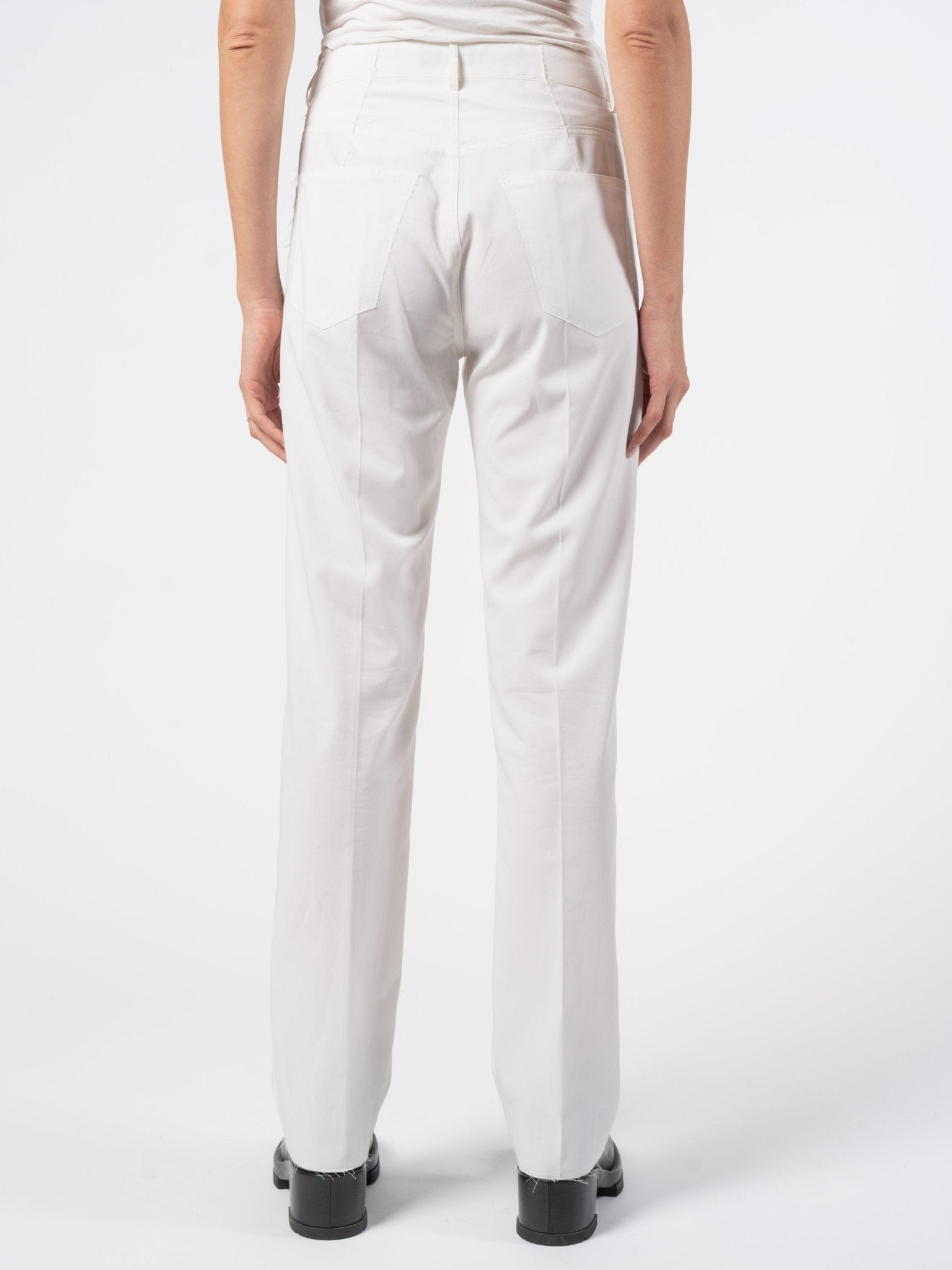 Relaxed Cotton Trousers - by SAPIO
