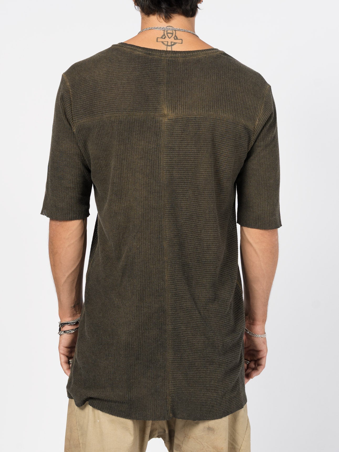 Ribbed Cotton Tee - by AITO