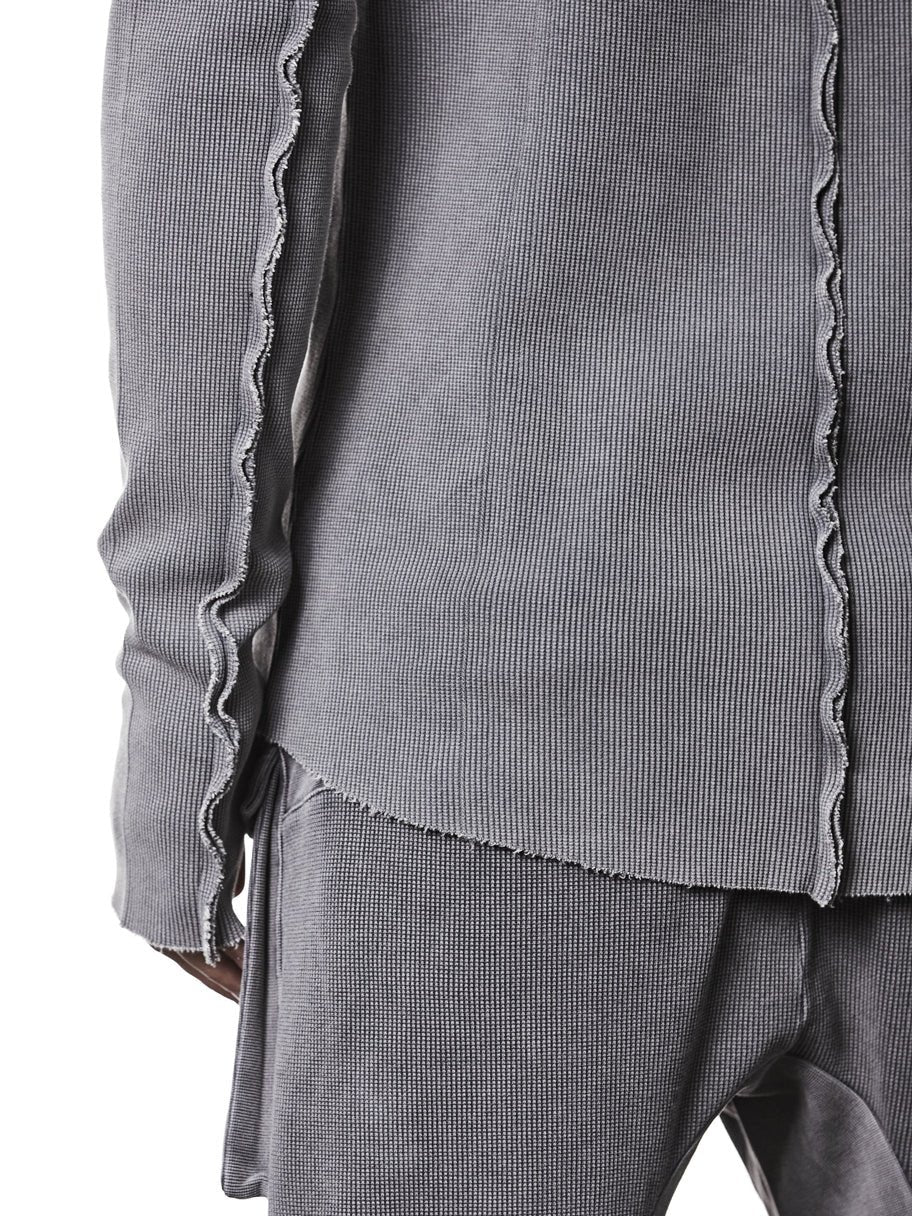 Ribbed Long - Sleeve T-Shirt - by THOM KROM