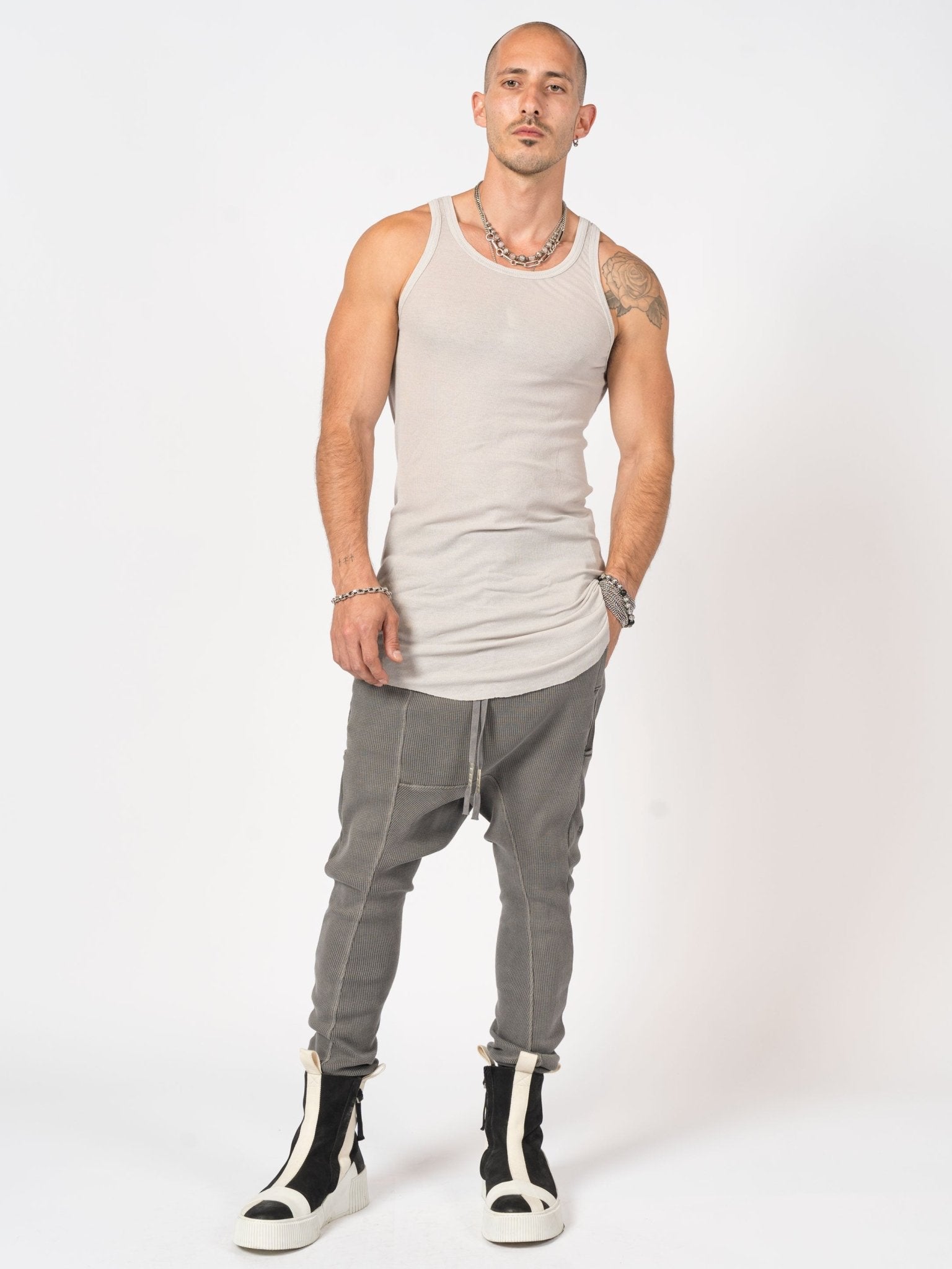 Ribbed Tank Top - by BORIS BIDJAN SABERI