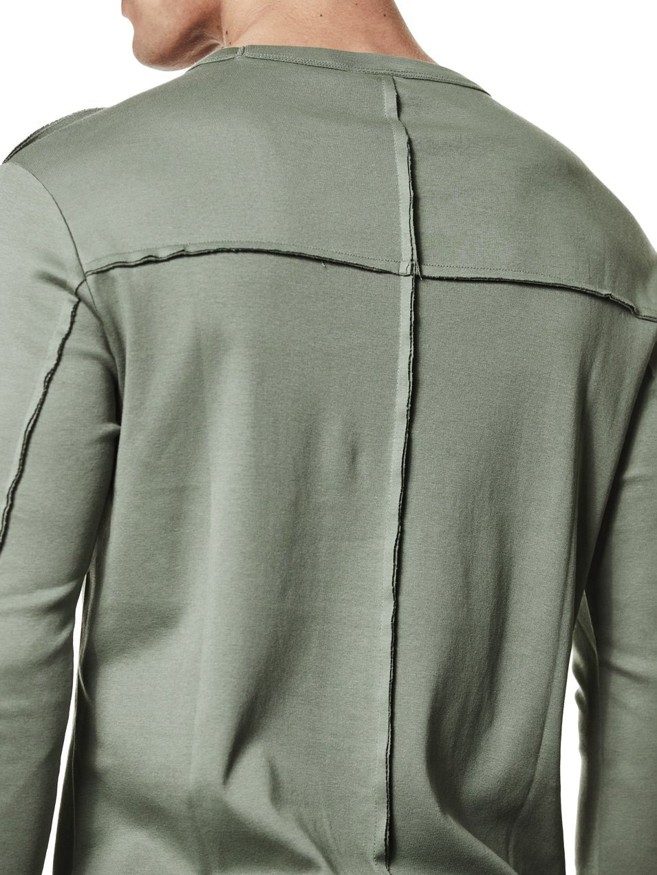 Round Neck Long - Sleeve T-Shirt - by THOM KROM