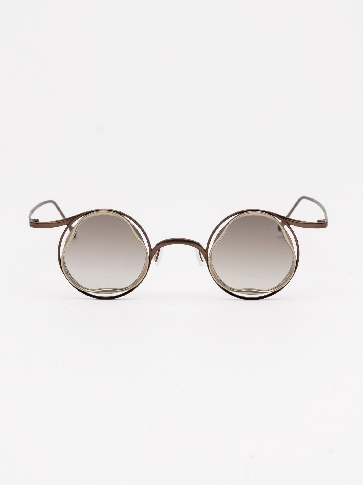 Round Titanium Frame Eyewear - by RIGARDS