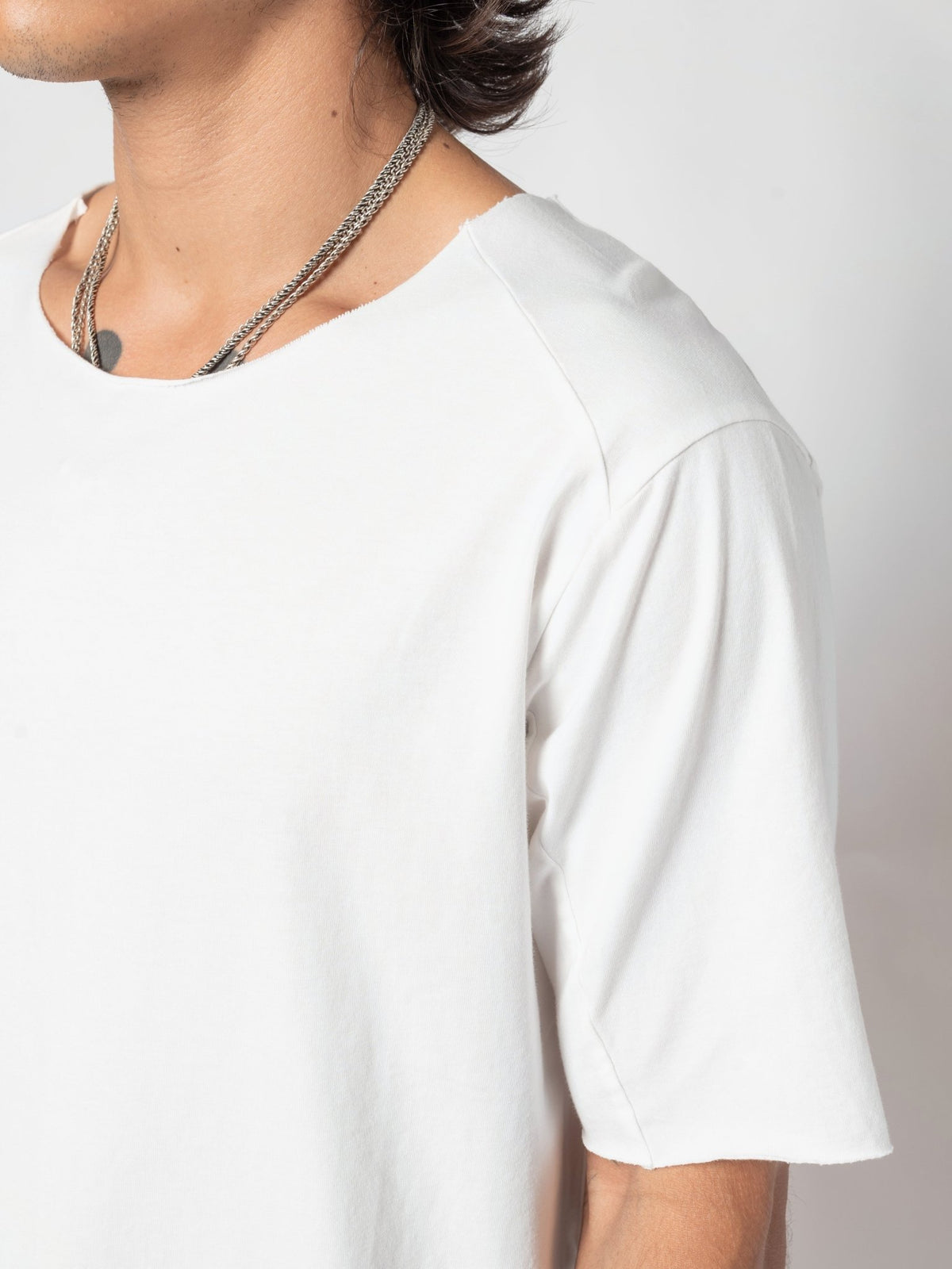 Scar Stitch Cotton T-Shirt - by AITO
