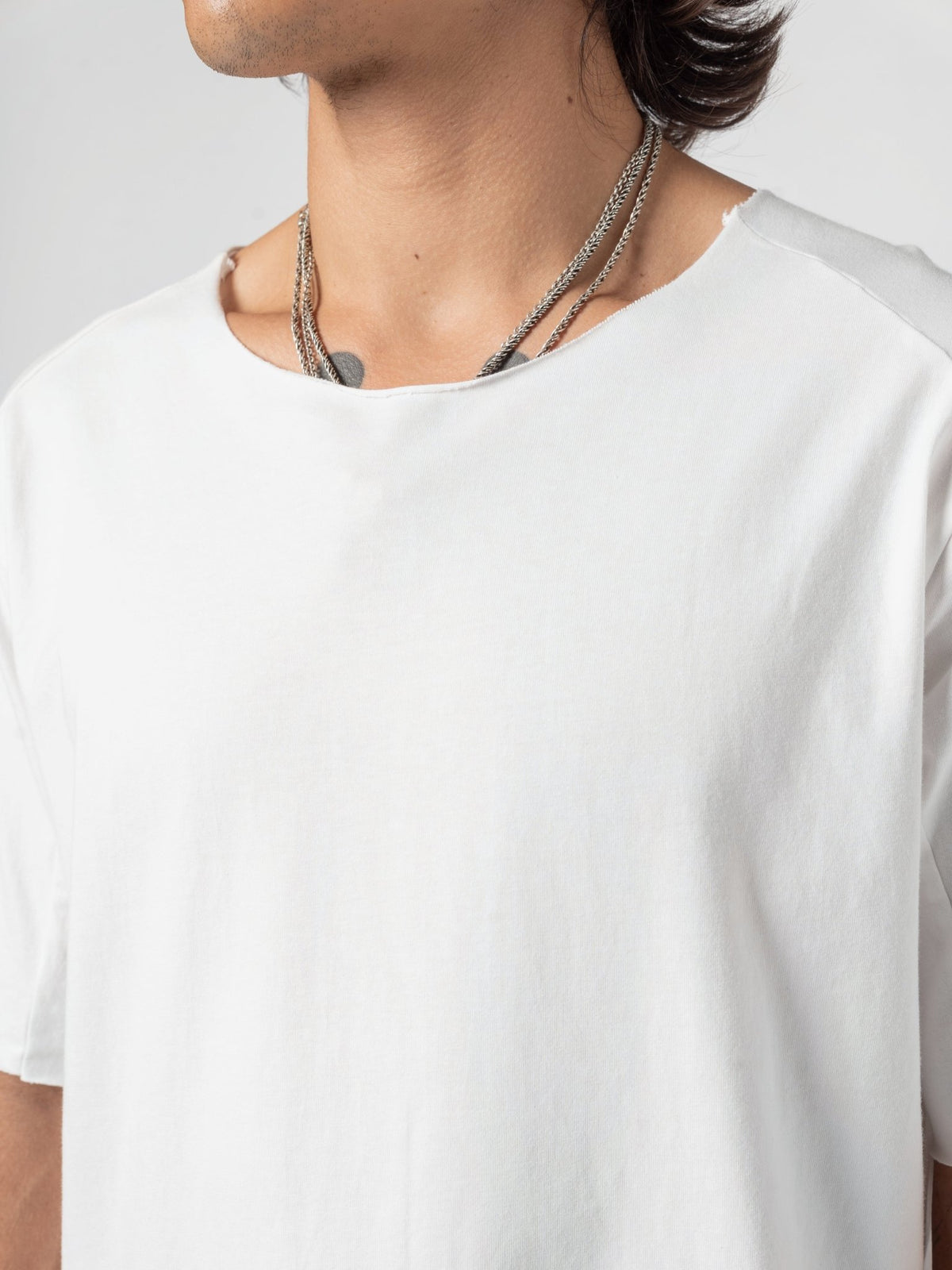 Scar Stitch Cotton T-Shirt - by AITO