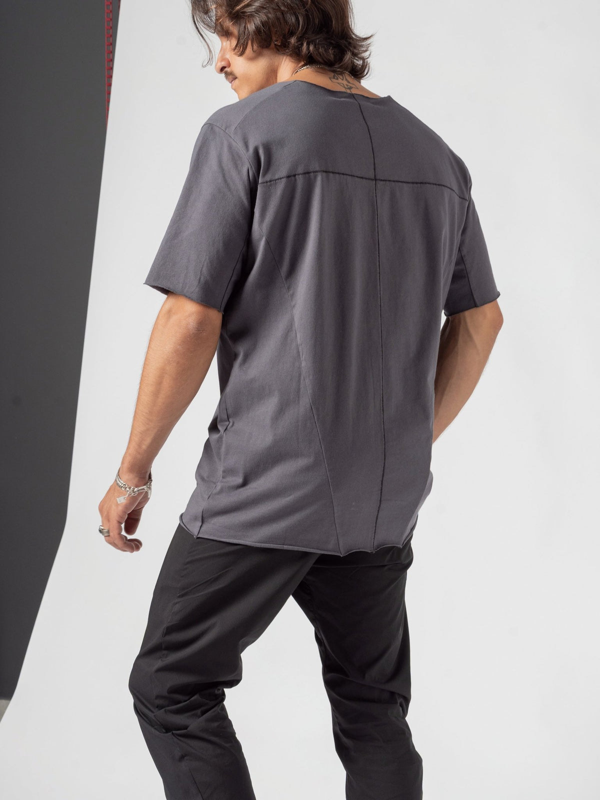 Scar Stitch Cotton T-Shirt - by AITO
