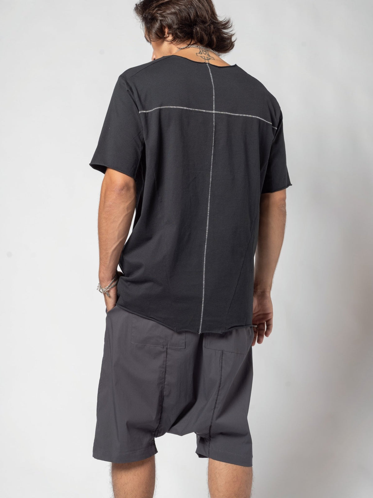 Scar Stitch Cotton T-Shirt - by AITO