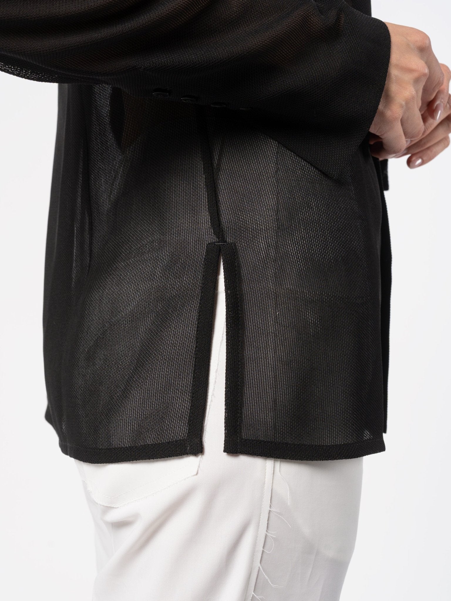 Sheer Textured Shirt - by SAPIO