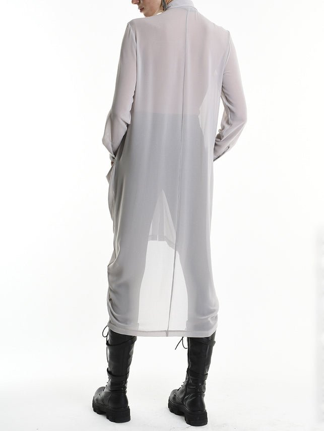 Shirt Dress with Oversized Pockets - by LA HAINE INSIDE US