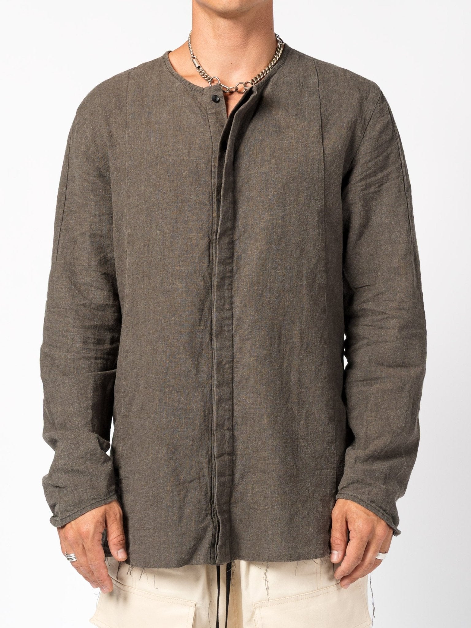 Shirt with Concealed Placket - by 139DEC