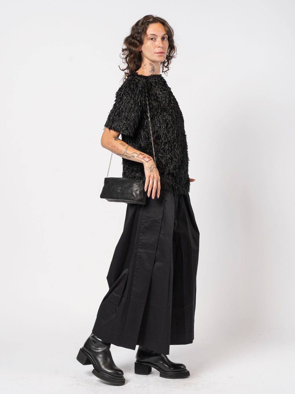 Short - Sleeve Sweater - by NOSTRA SANTISSIMA