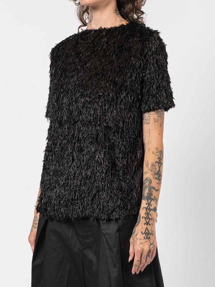 Short - Sleeve Sweater - by NOSTRA SANTISSIMA