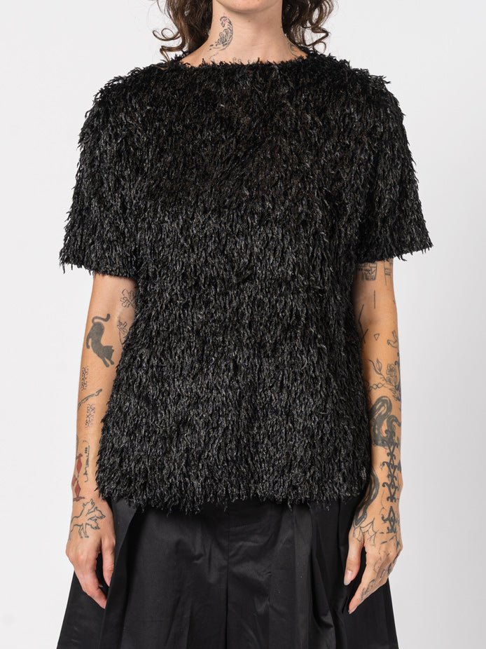 Short - Sleeve Sweater - by NOSTRA SANTISSIMA