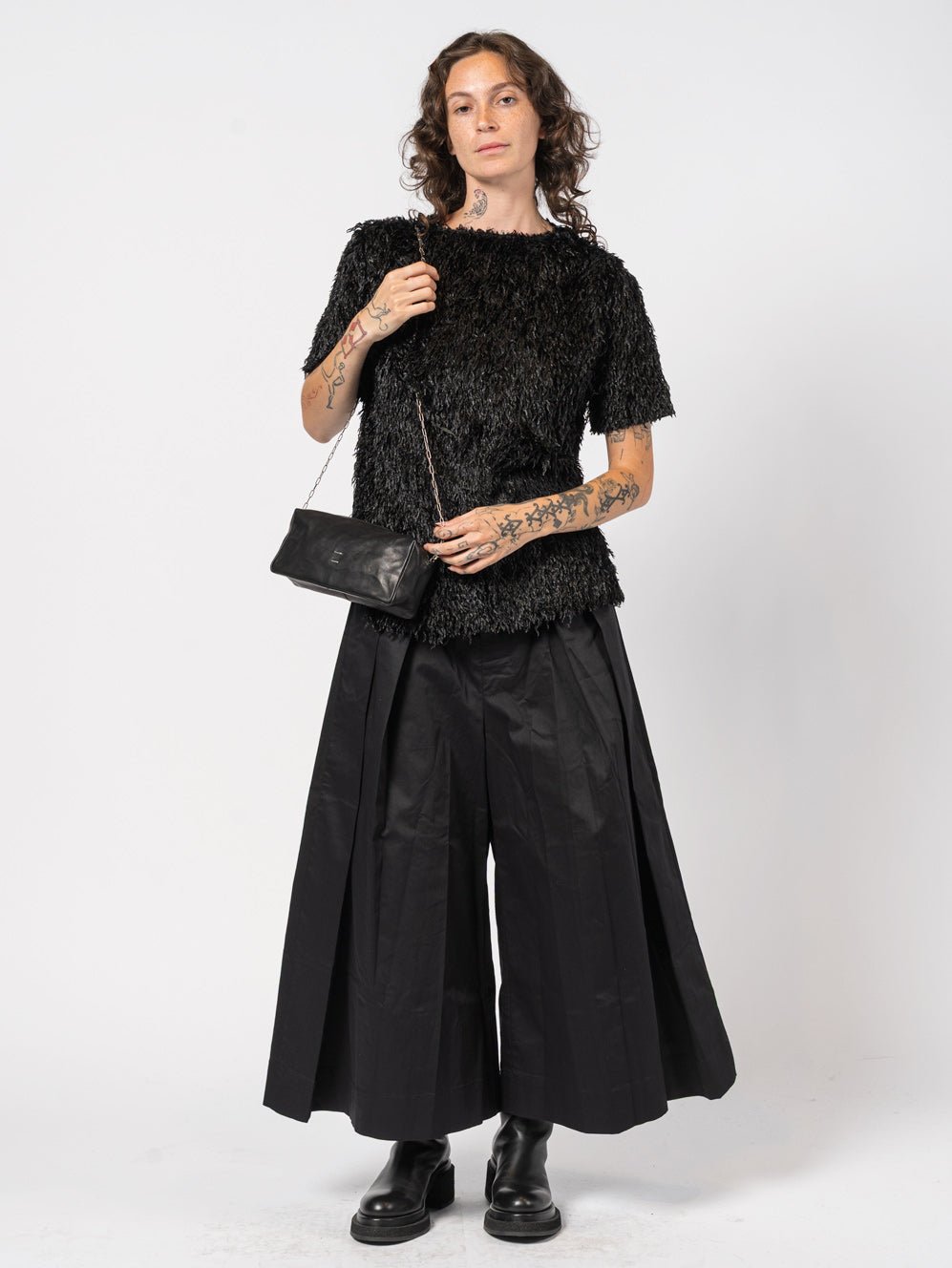 Short - Sleeve Sweater - by NOSTRA SANTISSIMA